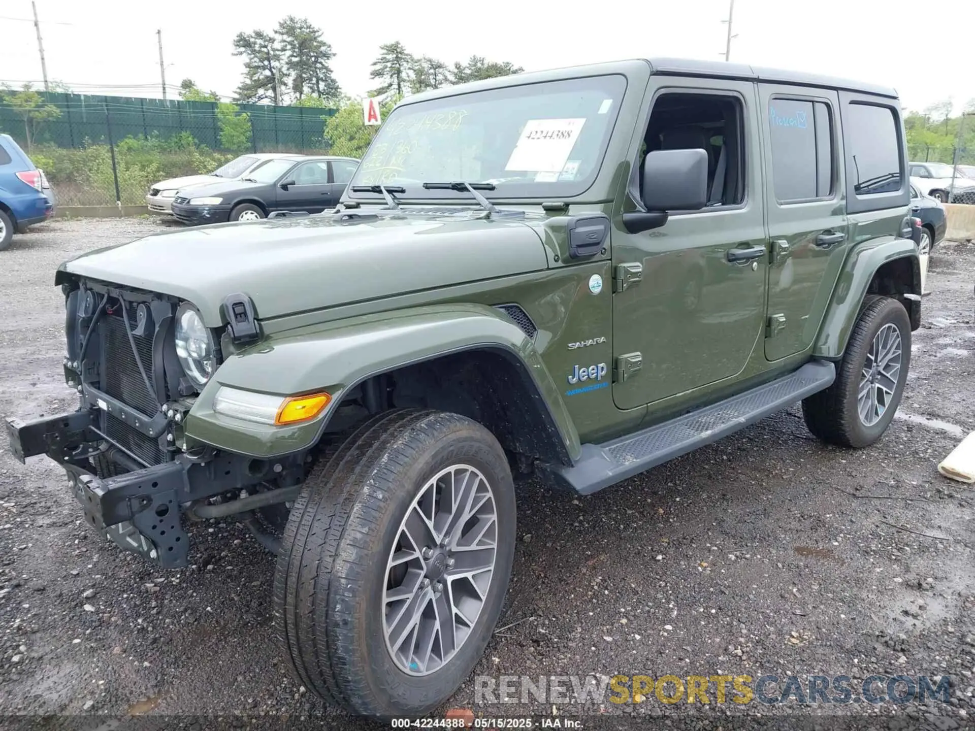 2 Photograph of a damaged car 1C4JJXP64PW684210 JEEP WRANGLER 4XE 2023