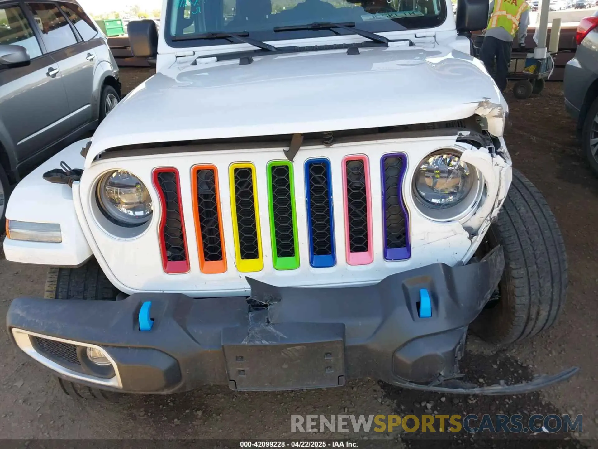 6 Photograph of a damaged car 1C4JJXP66PW605202 JEEP WRANGLER 4XE 2023