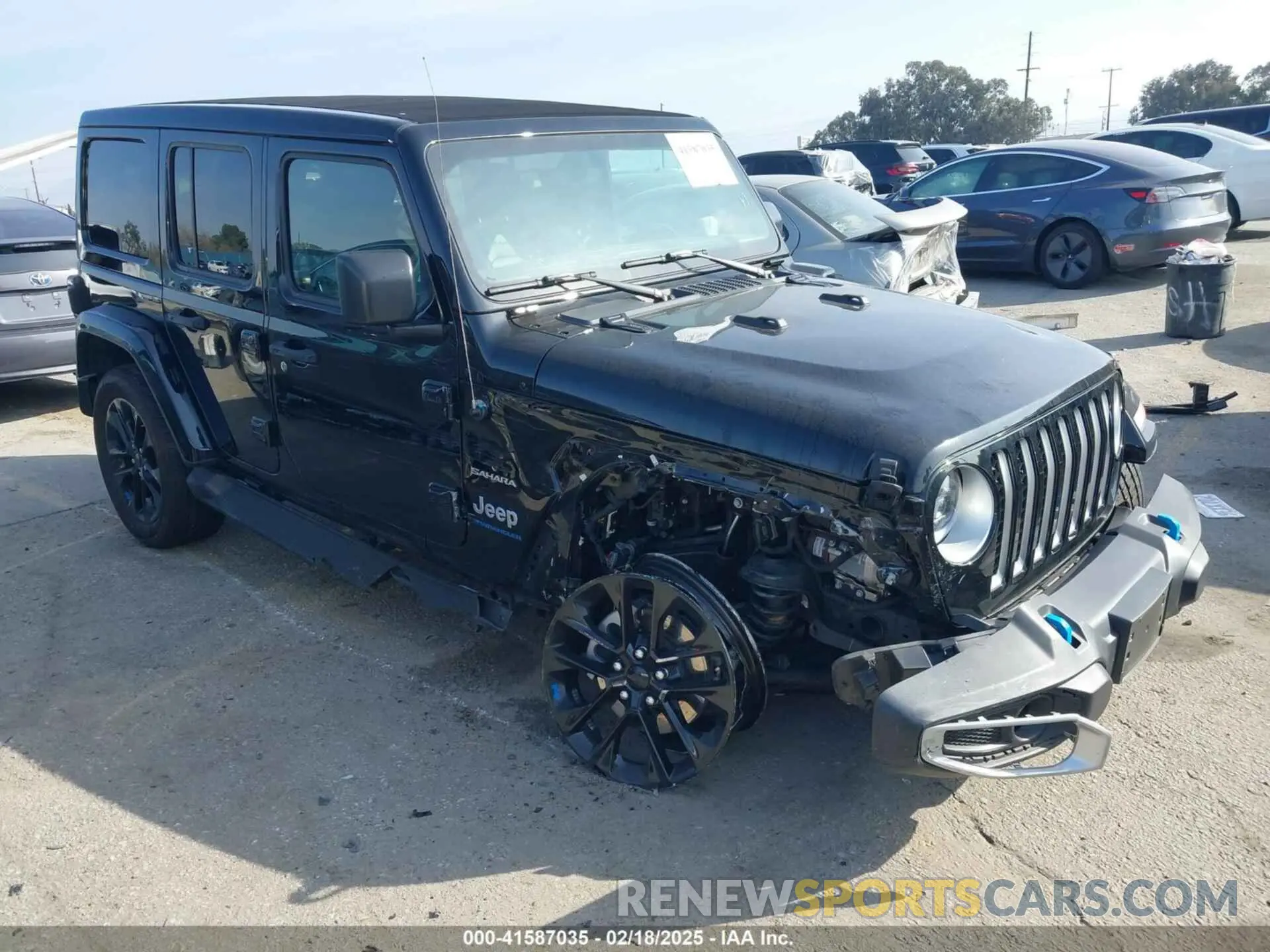 1 Photograph of a damaged car 1C4JJXP67PW556933 JEEP WRANGLER 4XE 2023