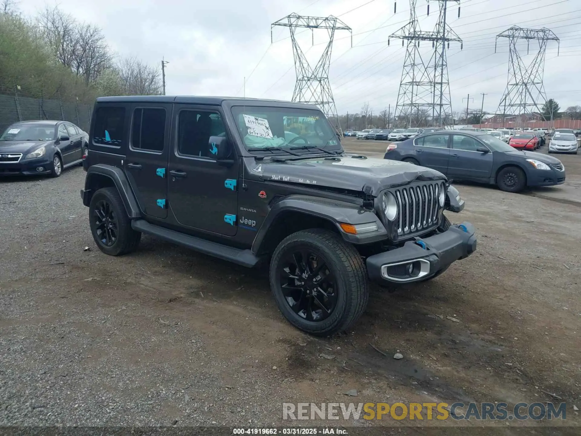 1 Photograph of a damaged car 1C4JJXP68PW605041 JEEP WRANGLER 4XE 2023