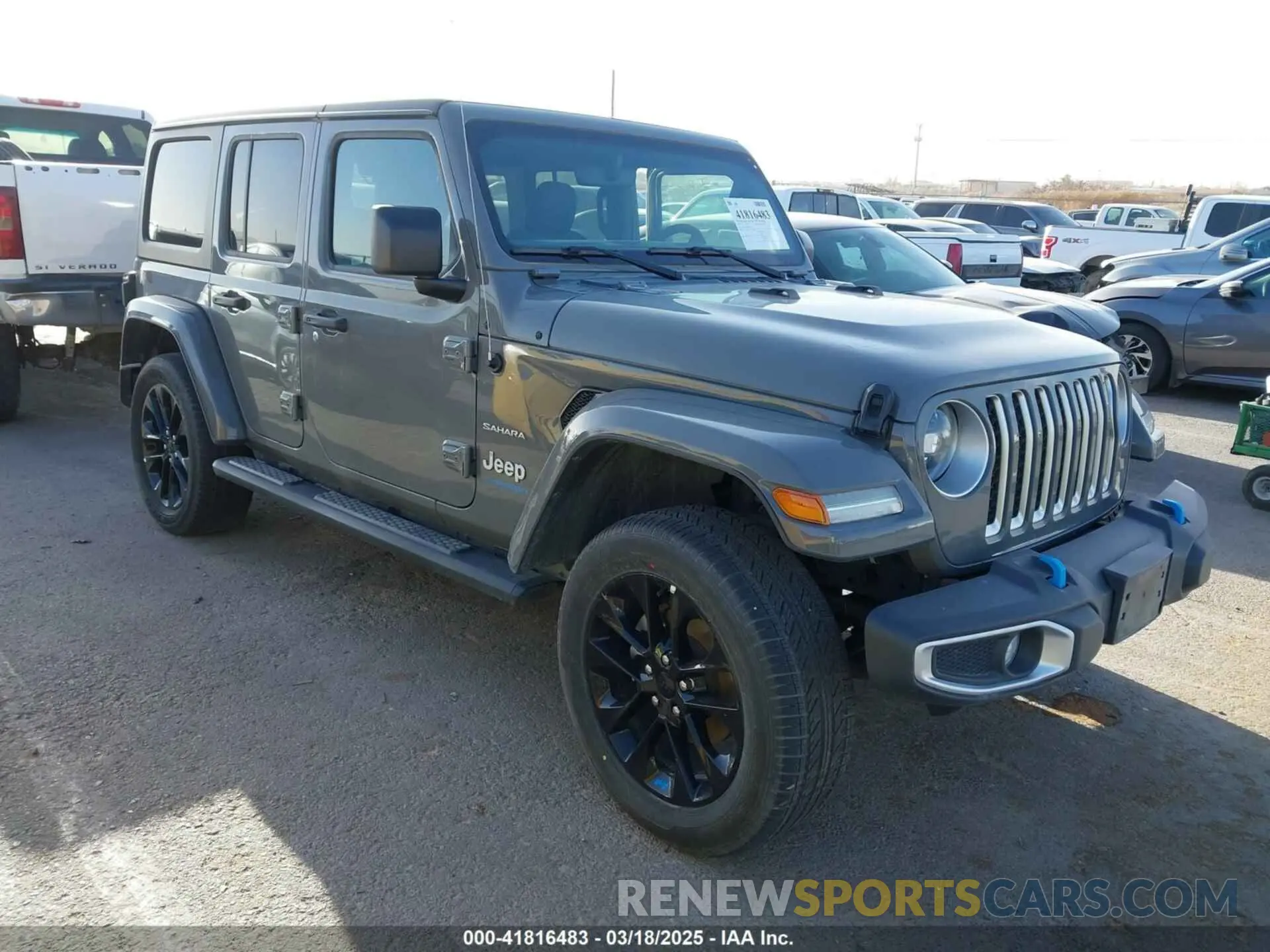 1 Photograph of a damaged car 1C4JJXP68PW661190 JEEP WRANGLER 4XE 2023