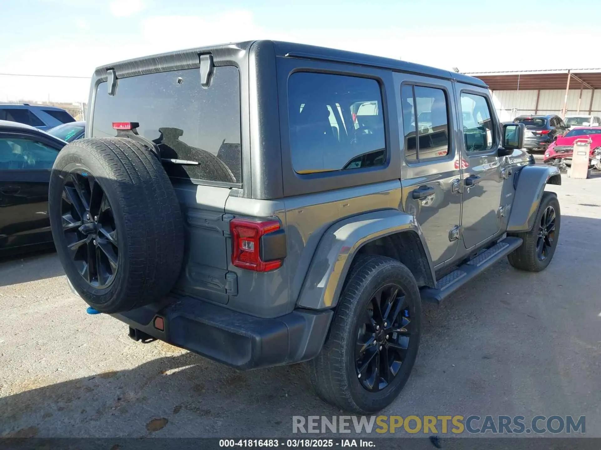4 Photograph of a damaged car 1C4JJXP68PW661190 JEEP WRANGLER 4XE 2023
