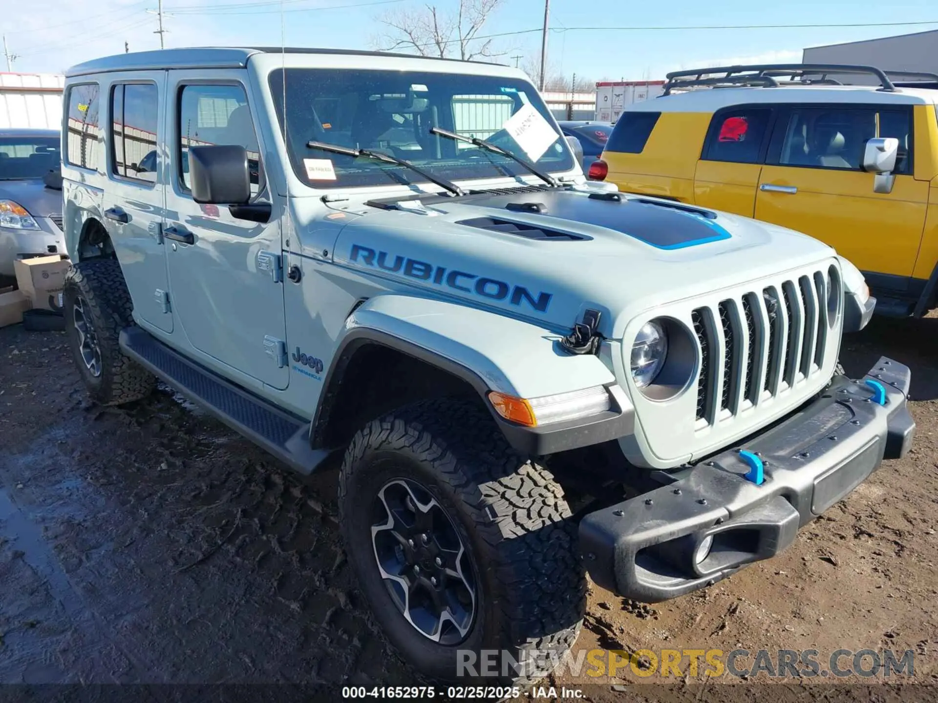 1 Photograph of a damaged car 1C4JJXR60PW580956 JEEP WRANGLER 4XE 2023