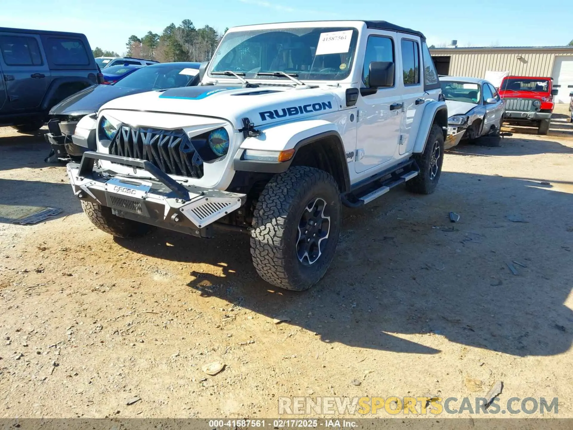 2 Photograph of a damaged car 1C4JJXR64PW586369 JEEP WRANGLER 4XE 2023