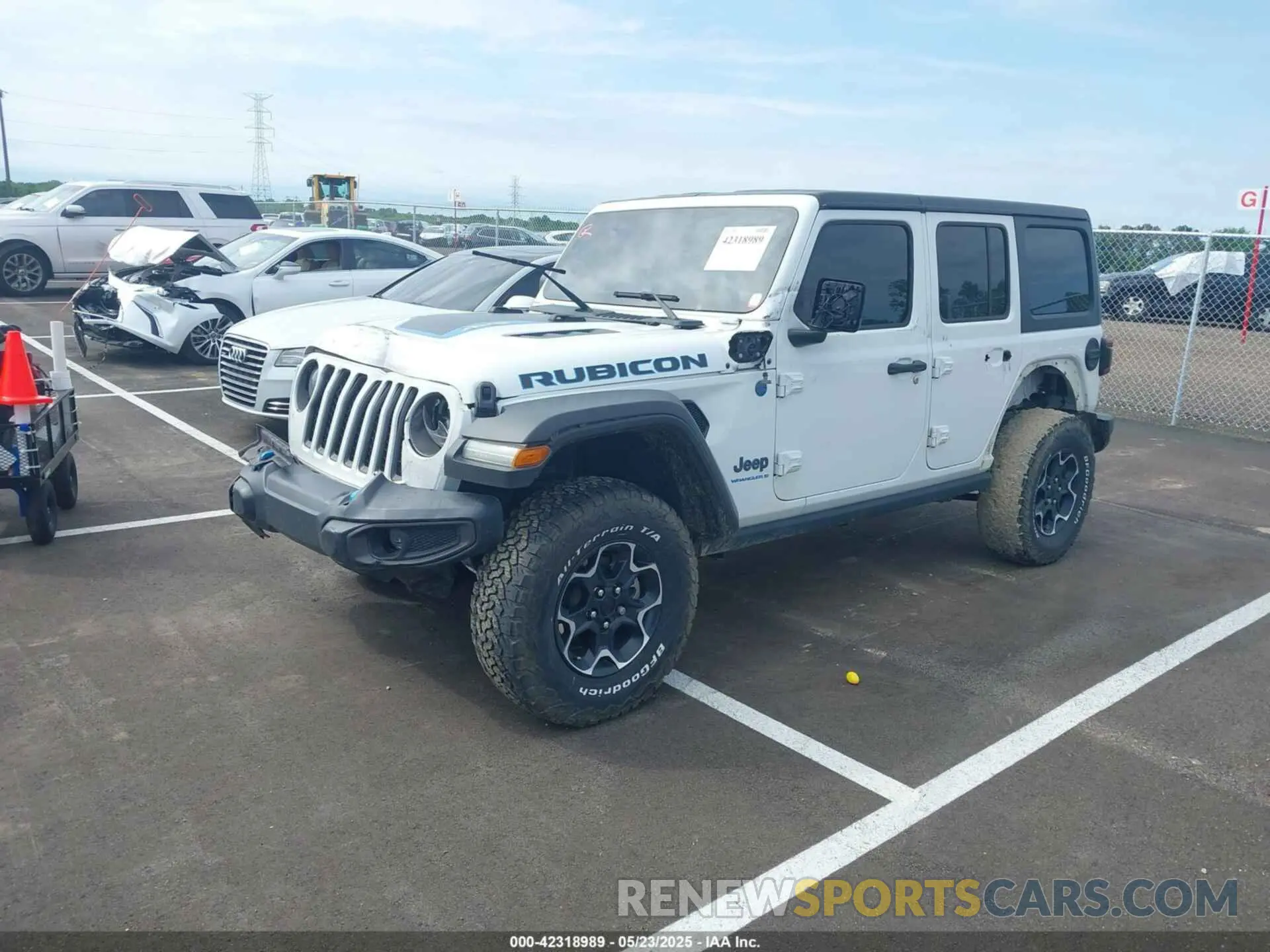 2 Photograph of a damaged car 1C4JJXR64PW586405 JEEP WRANGLER 4XE 2023