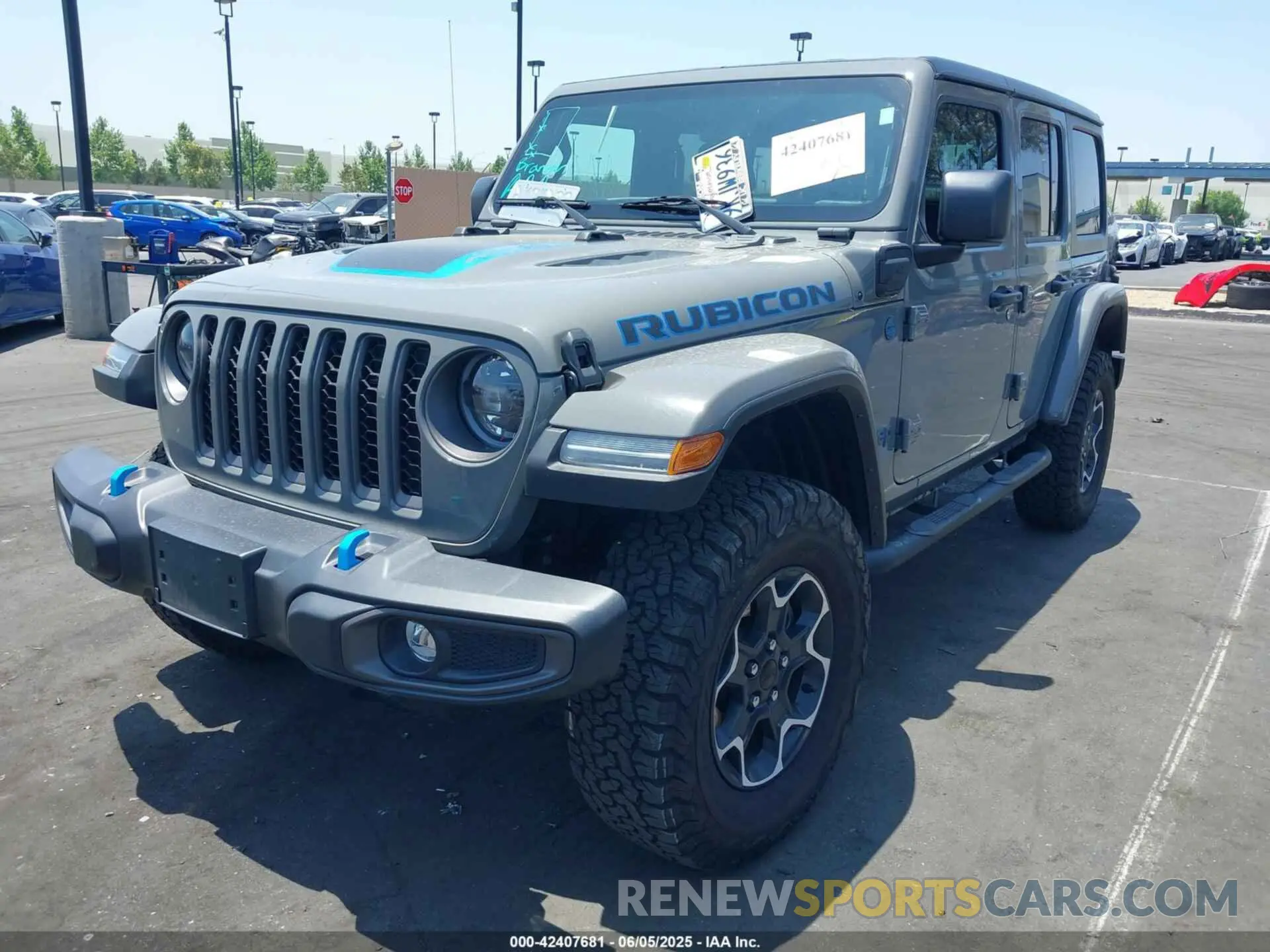 2 Photograph of a damaged car 1C4JJXR64PW700323 JEEP WRANGLER 4XE 2023