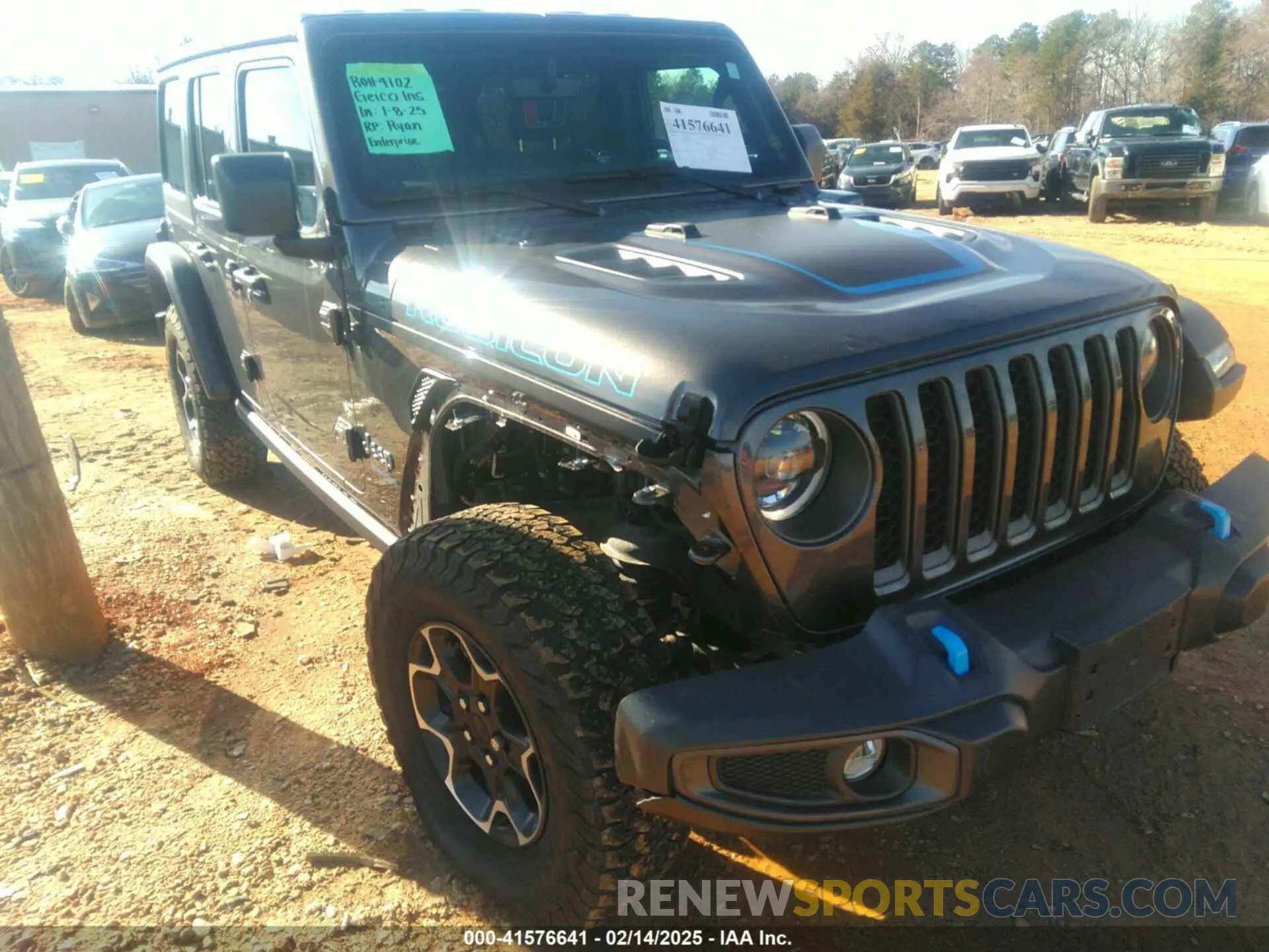 1 Photograph of a damaged car 1C4JJXR66PW583263 JEEP WRANGLER 4XE 2023