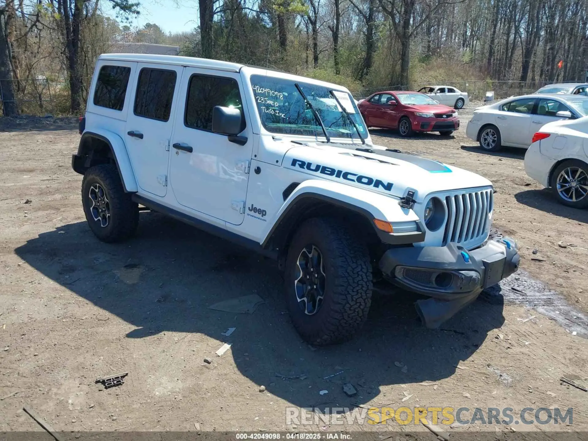 1 Photograph of a damaged car 1C4JJXR68PW584303 JEEP WRANGLER 4XE 2023