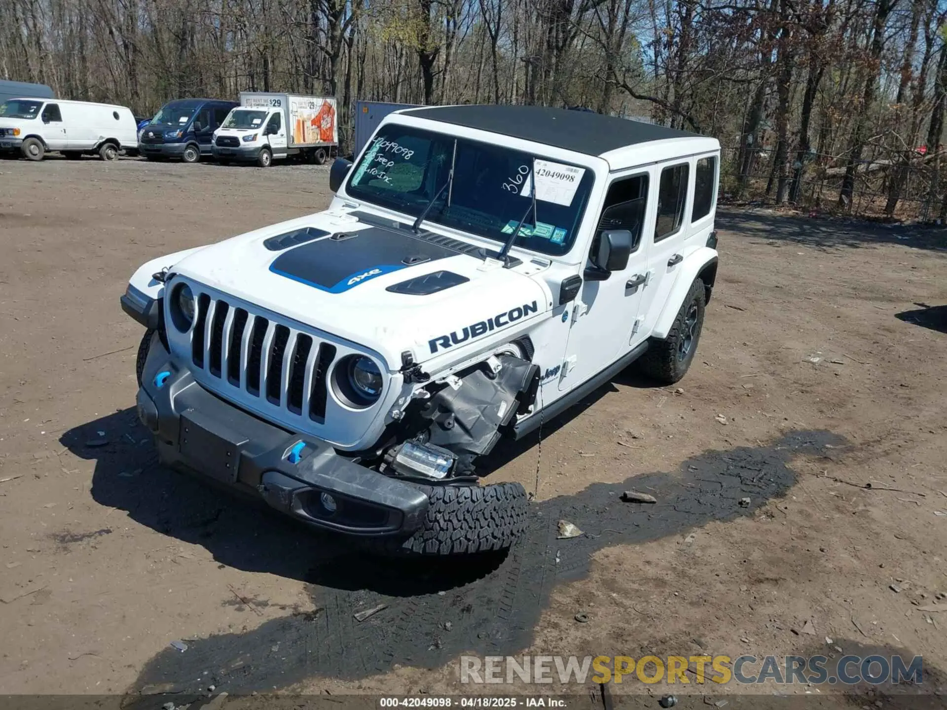 2 Photograph of a damaged car 1C4JJXR68PW584303 JEEP WRANGLER 4XE 2023