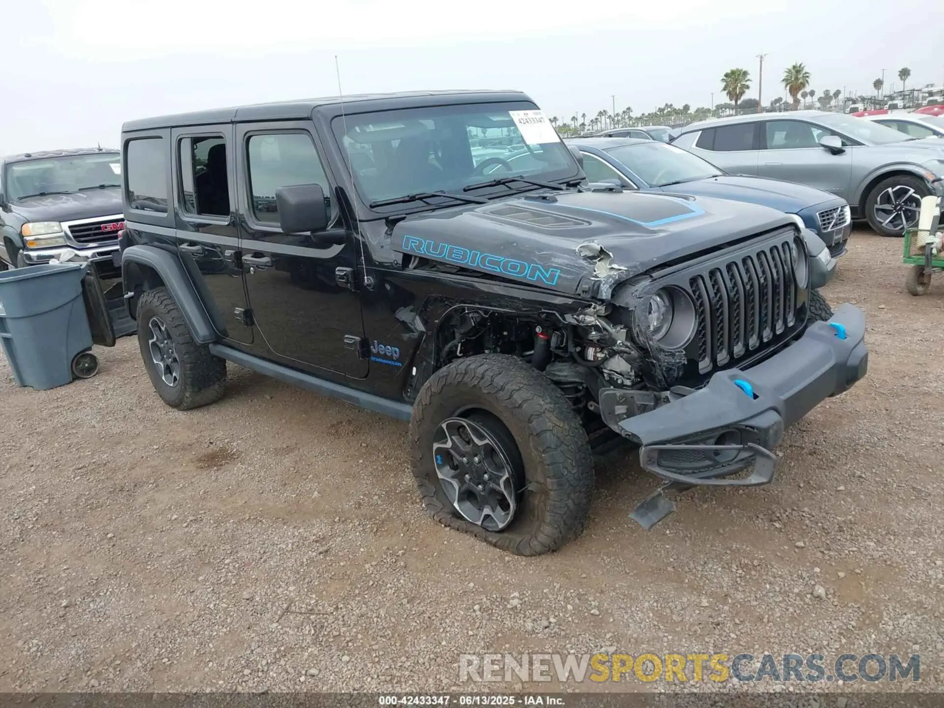 1 Photograph of a damaged car 1C4JJXR68PW663339 JEEP WRANGLER 4XE 2023