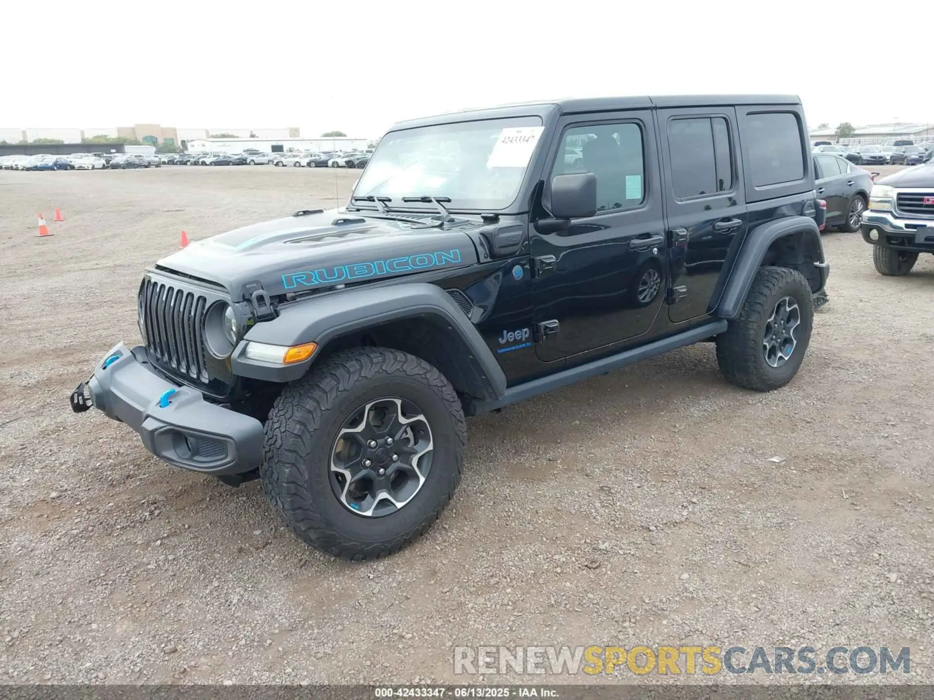 2 Photograph of a damaged car 1C4JJXR68PW663339 JEEP WRANGLER 4XE 2023