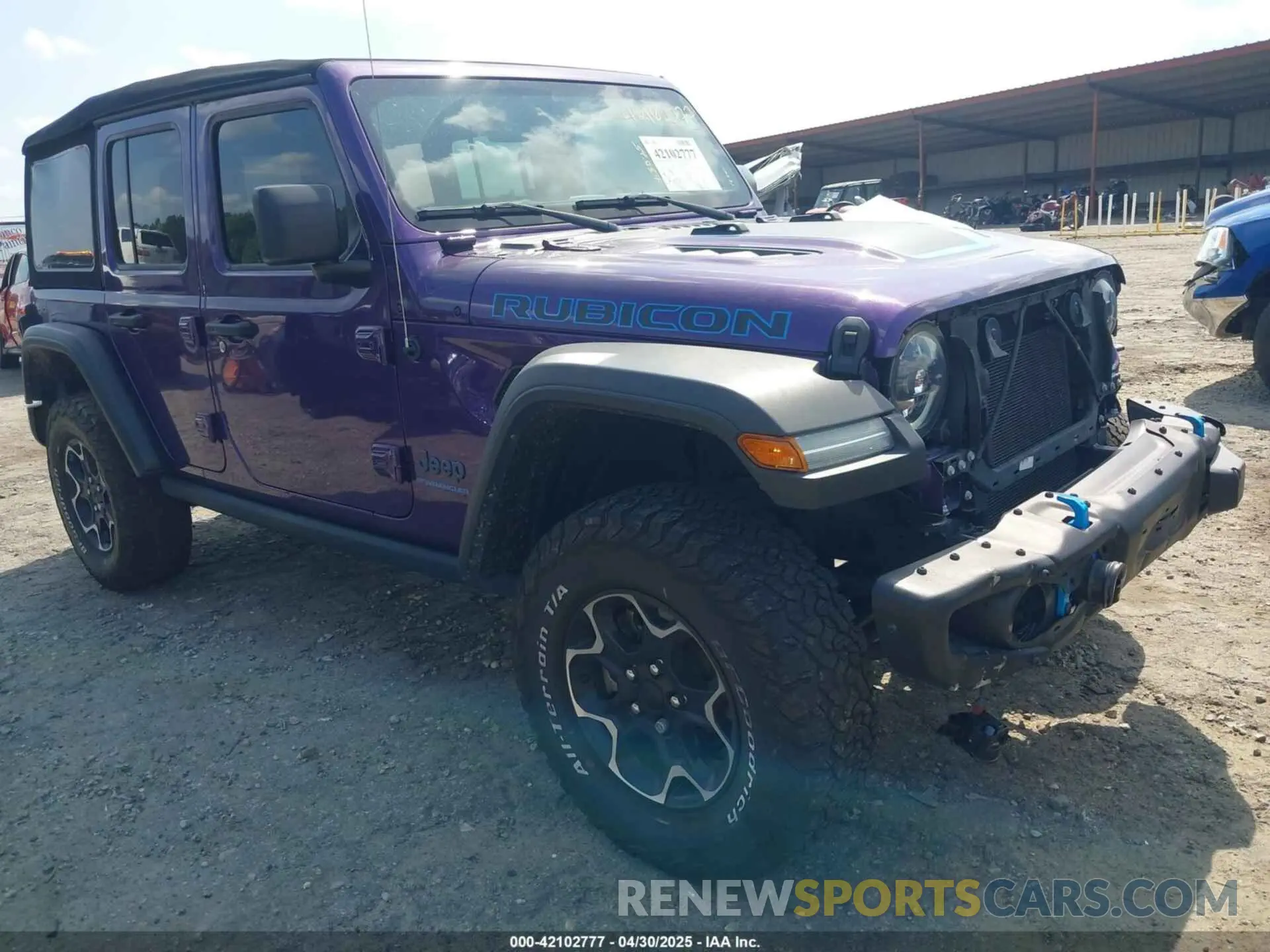 1 Photograph of a damaged car 1C4JJXR6XPW614238 JEEP WRANGLER 4XE 2023