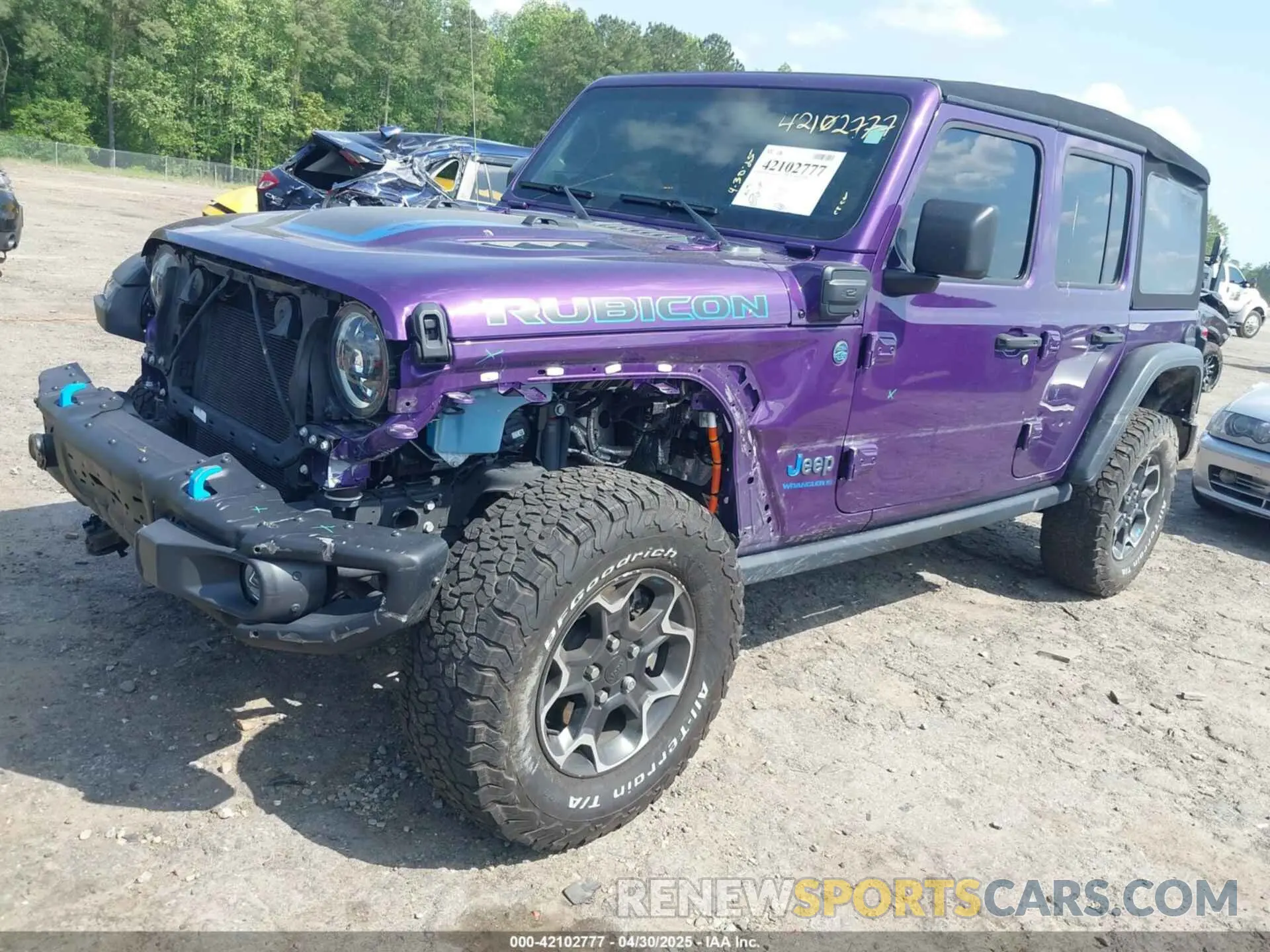 2 Photograph of a damaged car 1C4JJXR6XPW614238 JEEP WRANGLER 4XE 2023