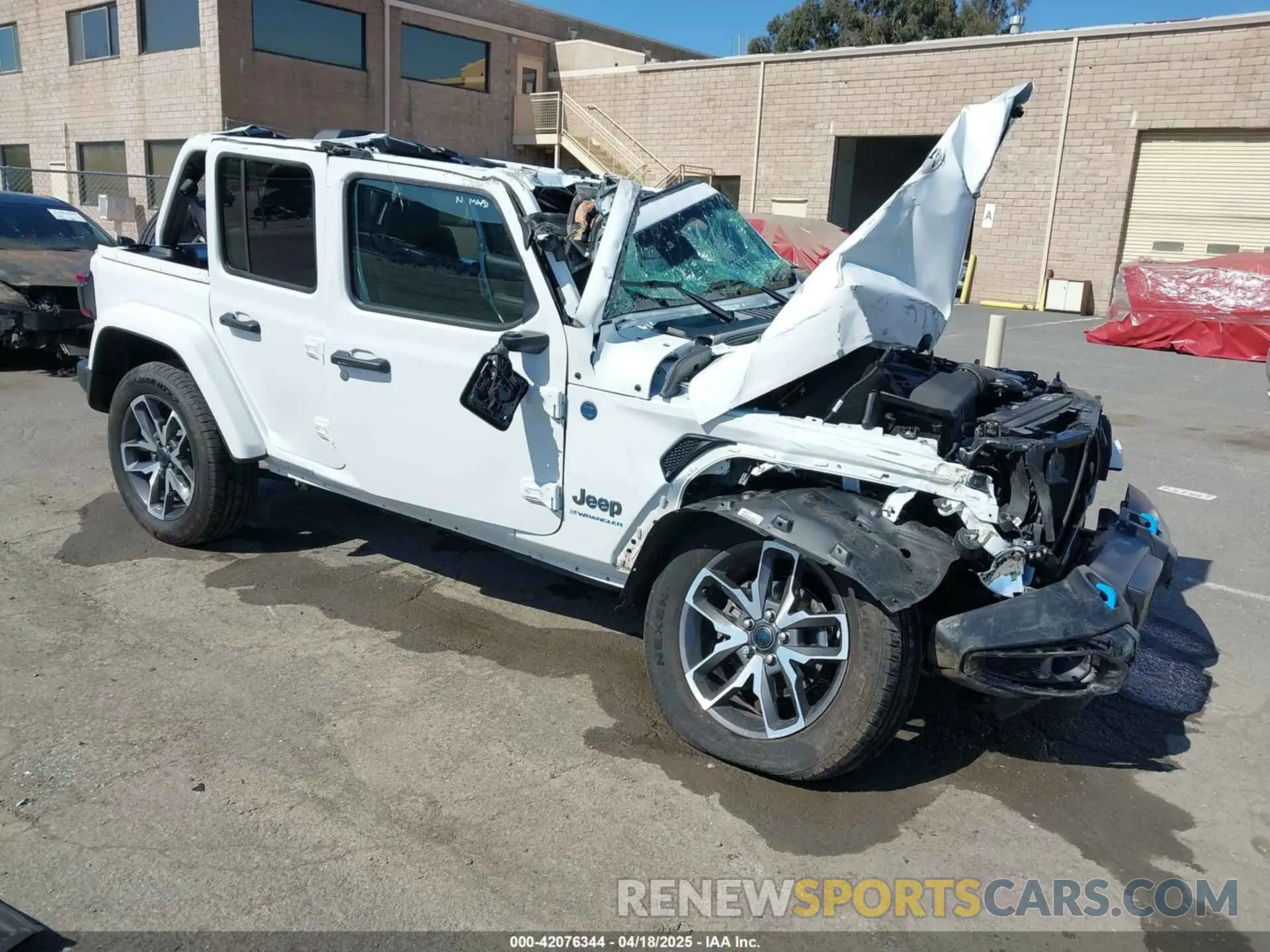 1 Photograph of a damaged car 1C4RJXN61RW116652 JEEP WRANGLER 4XE 2024
