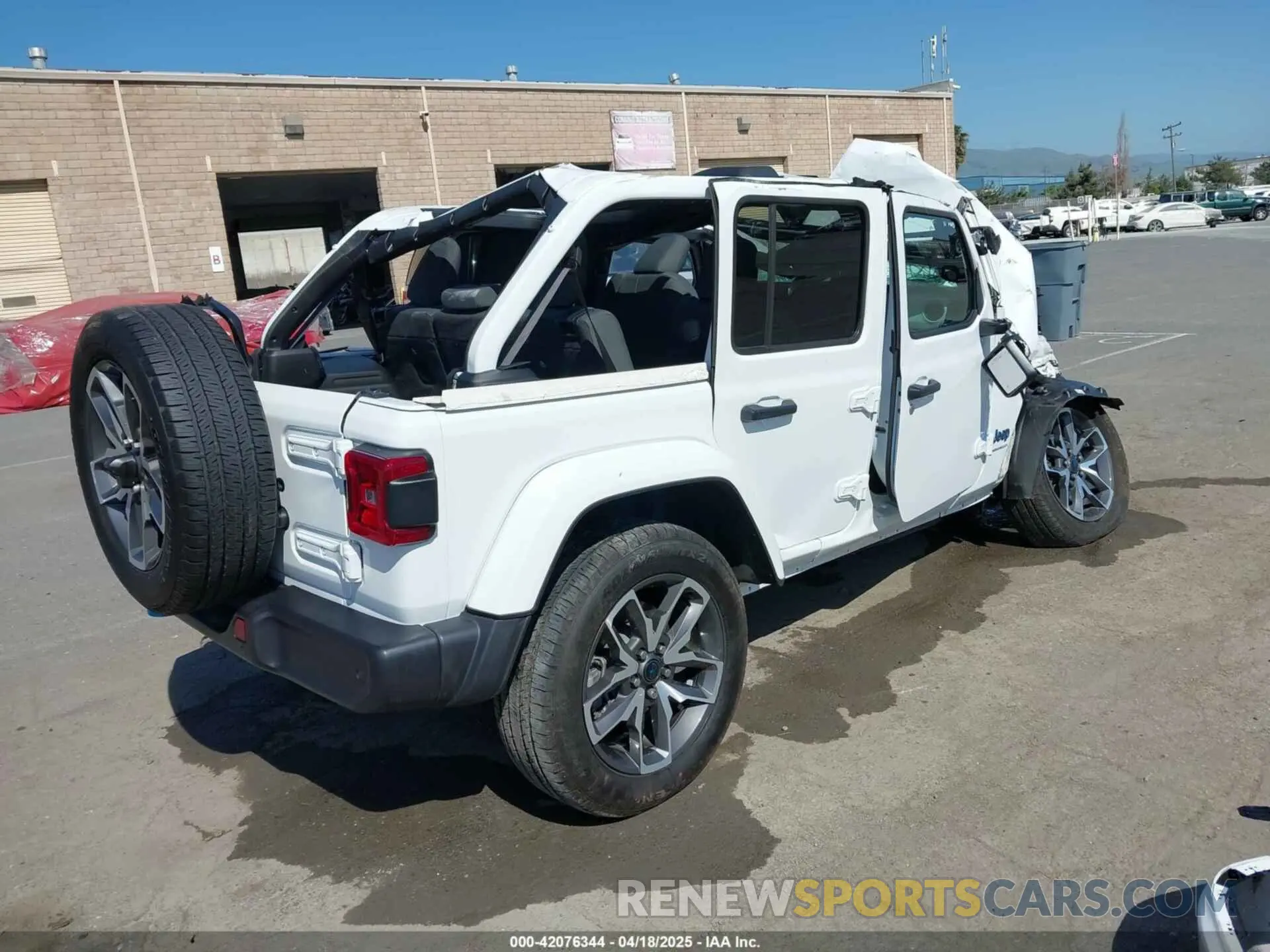 4 Photograph of a damaged car 1C4RJXN61RW116652 JEEP WRANGLER 4XE 2024