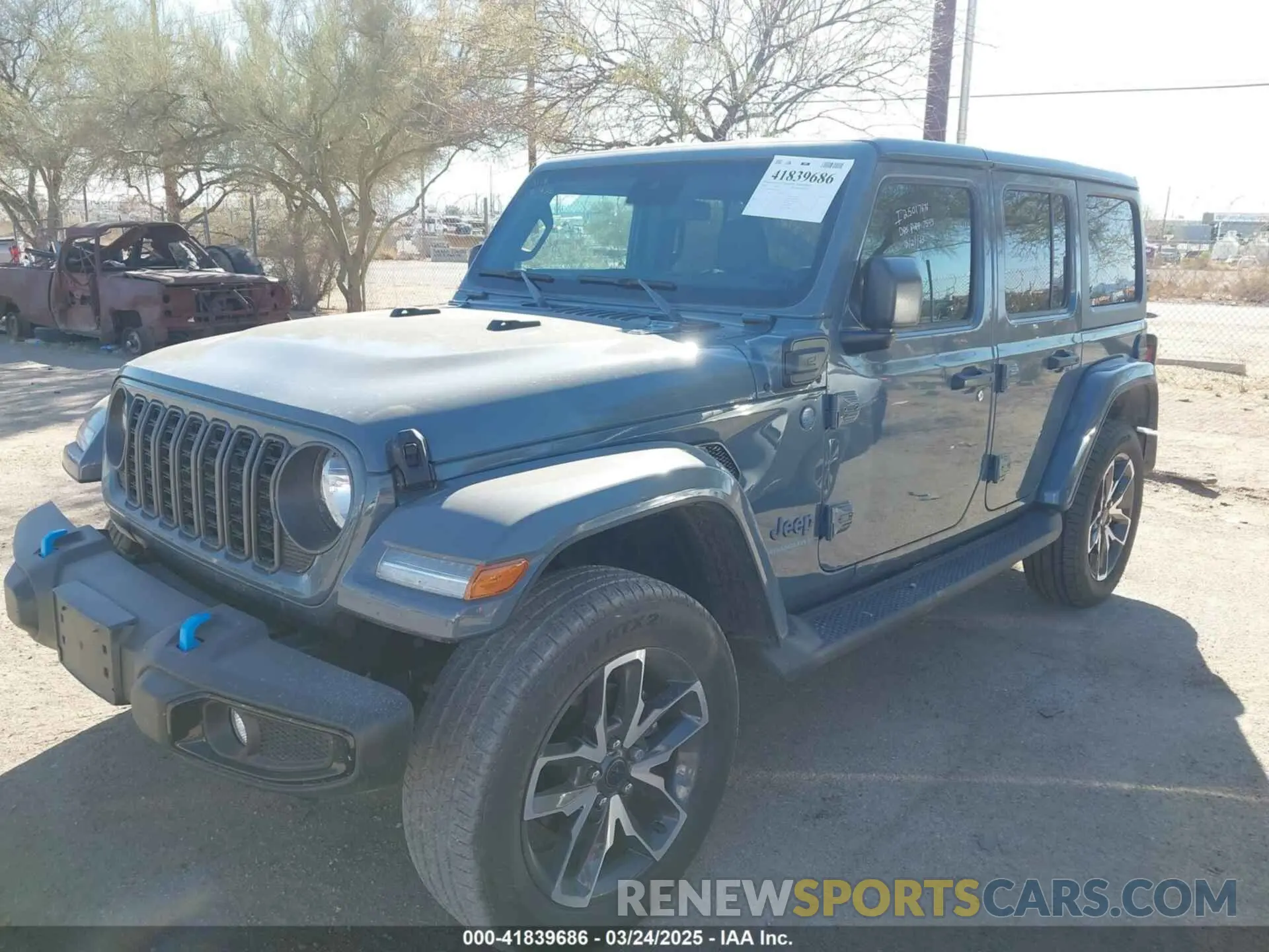 2 Photograph of a damaged car 1C4RJXN65RW132000 JEEP WRANGLER 4XE 2024