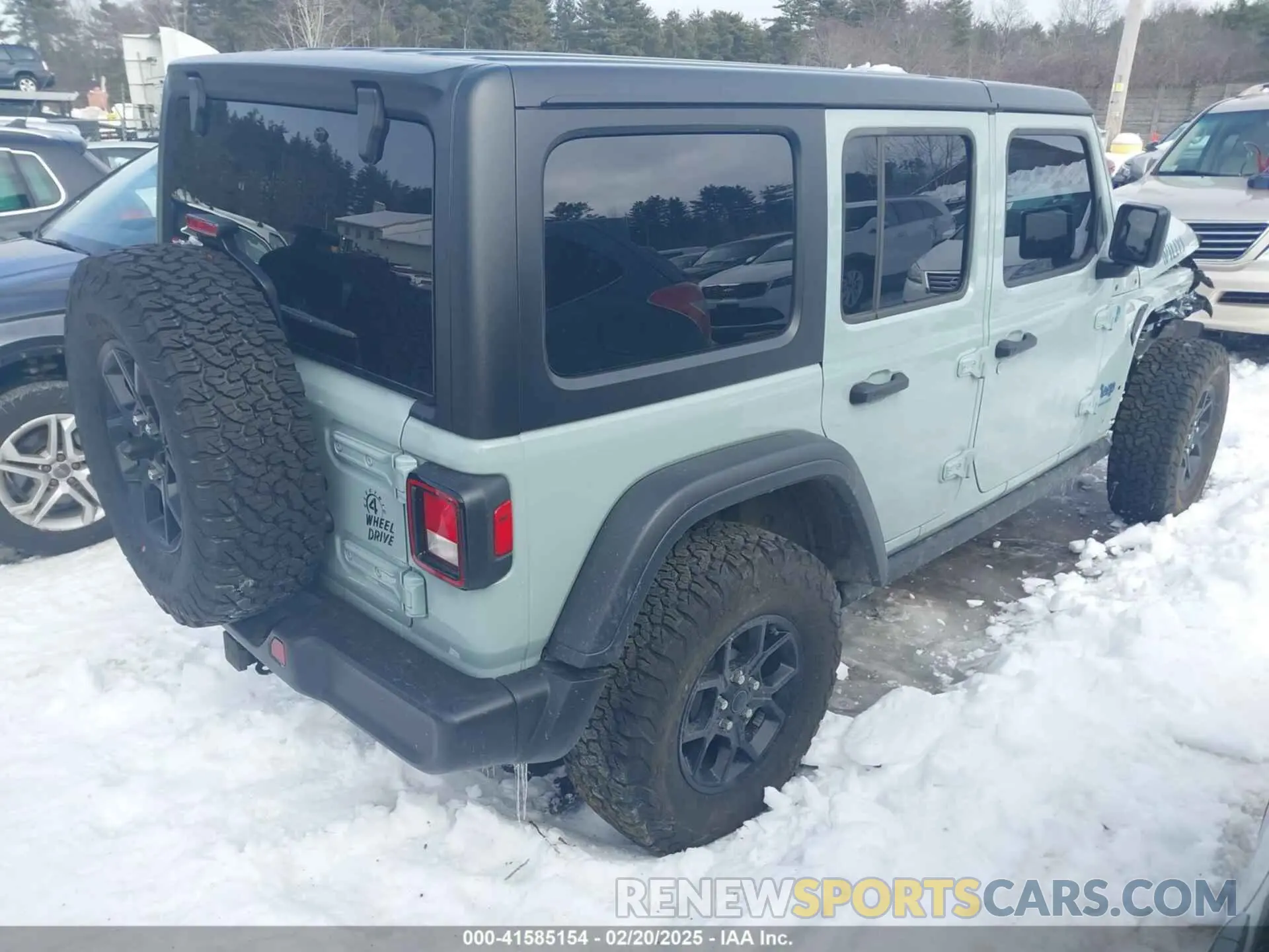 4 Photograph of a damaged car 1C4RJXN65RW165921 JEEP WRANGLER 4XE 2024