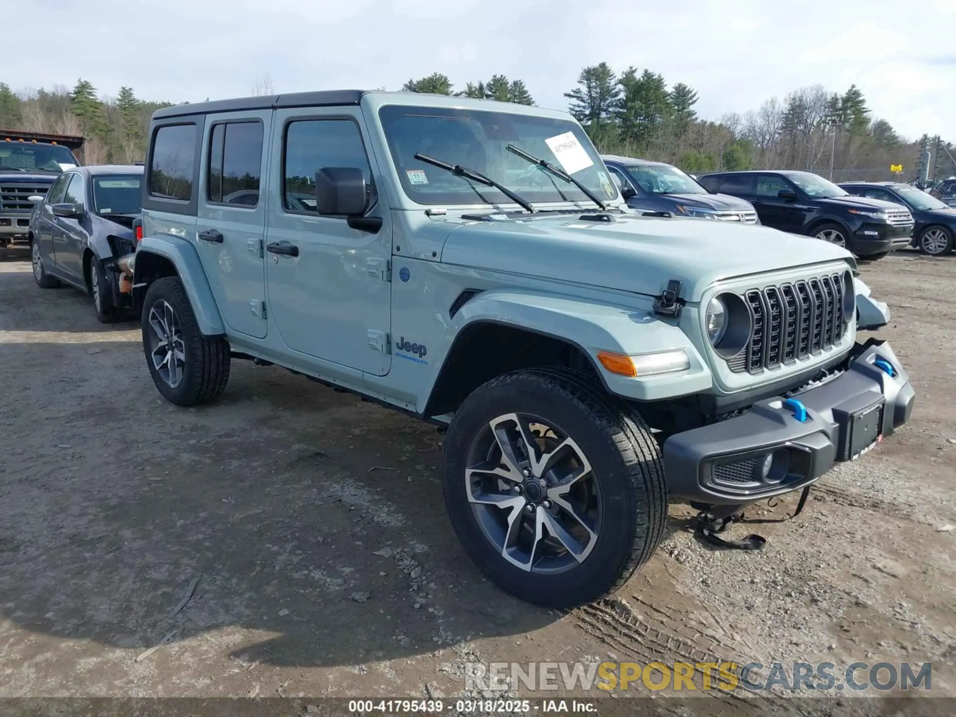 1 Photograph of a damaged car 1C4RJXN65RW166079 JEEP WRANGLER 4XE 2024