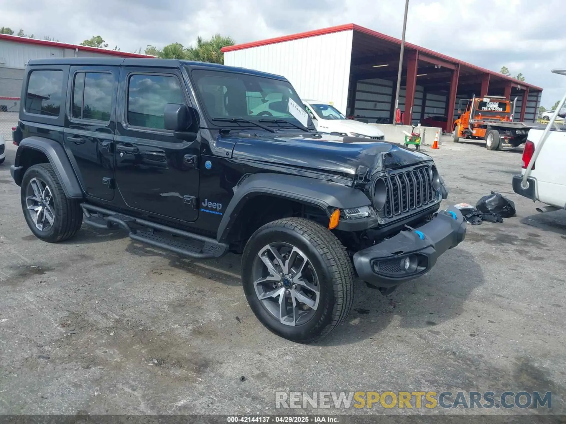 1 Photograph of a damaged car 1C4RJXN65RW317129 JEEP WRANGLER 4XE 2024