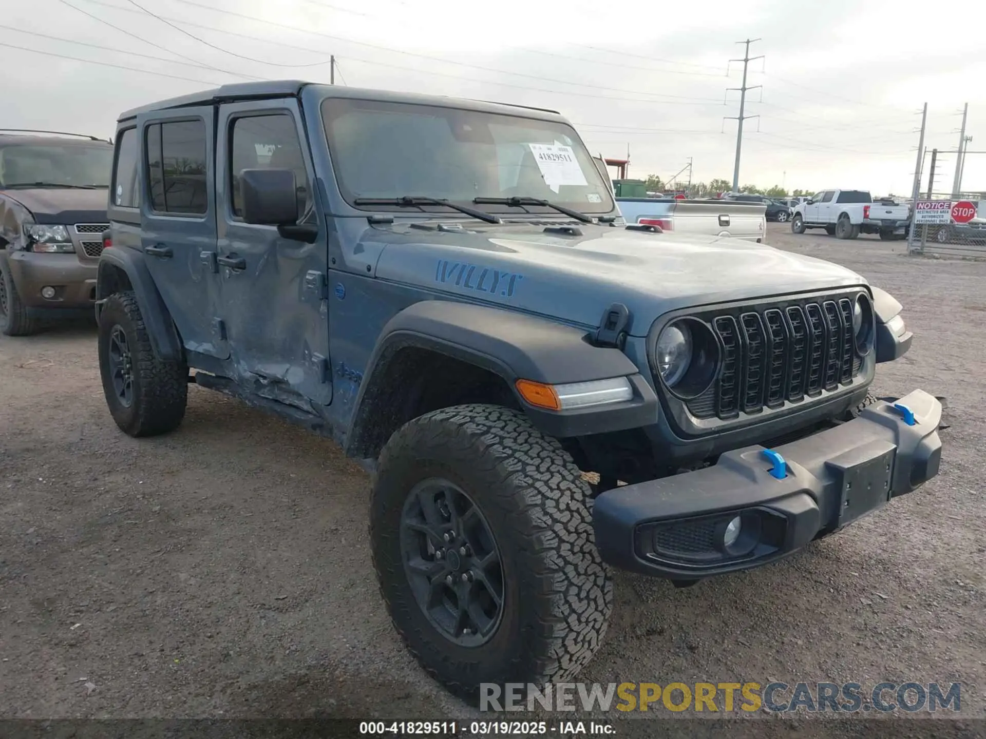 1 Photograph of a damaged car 1C4RJXN68RW189727 JEEP WRANGLER 4XE 2024