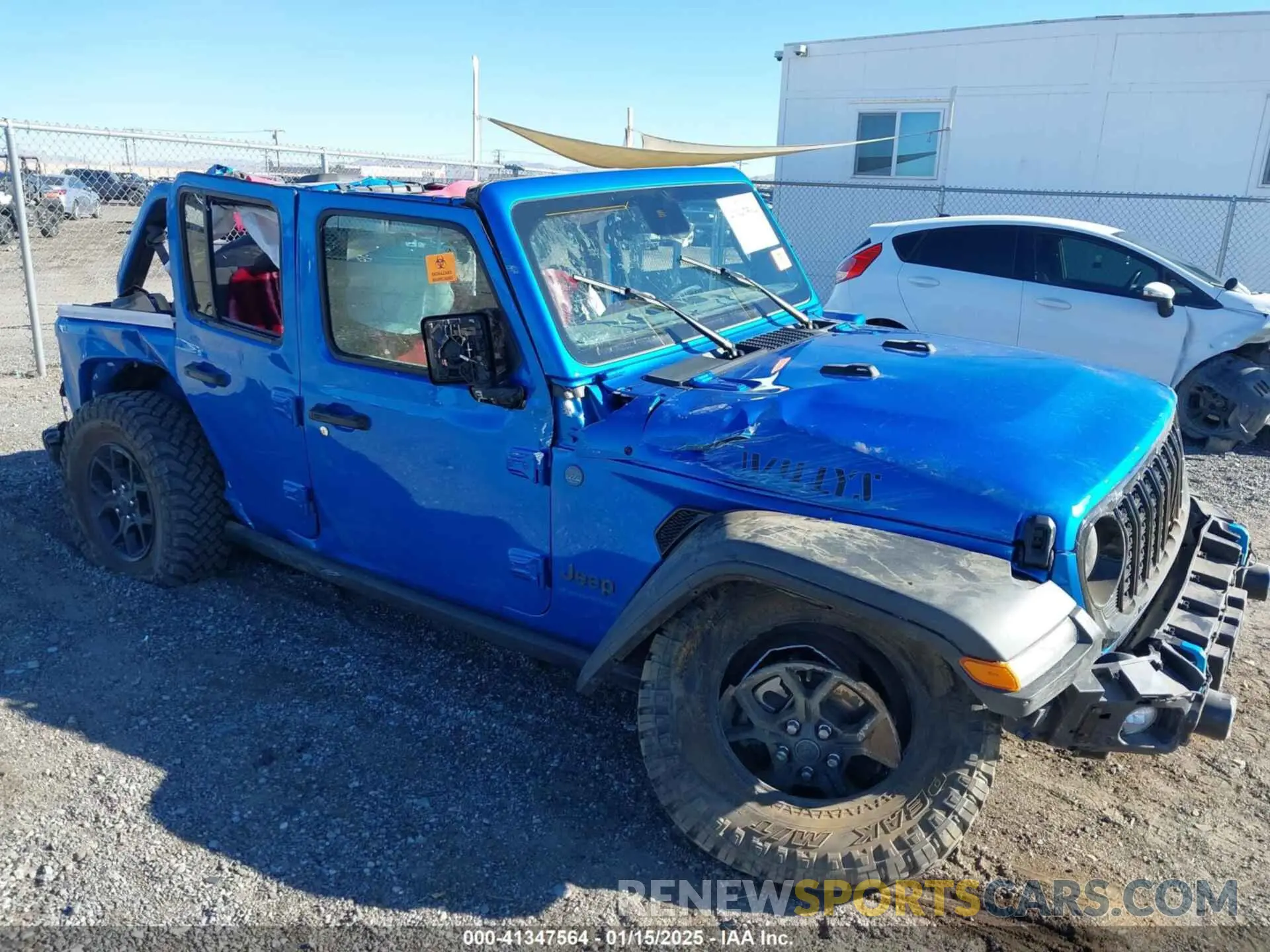 1 Photograph of a damaged car 1C4RJXN69RW257484 JEEP WRANGLER 4XE 2024
