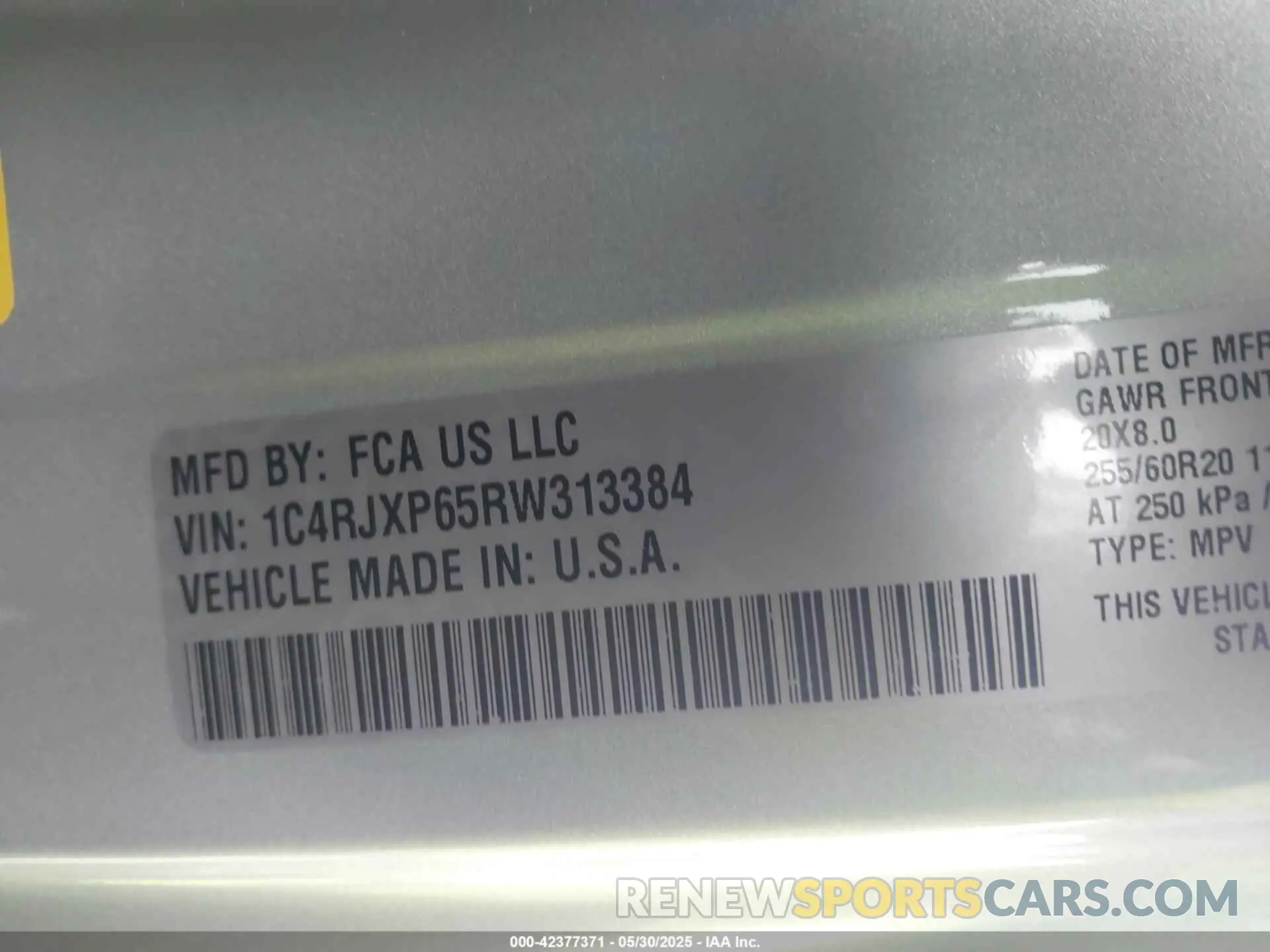 9 Photograph of a damaged car 1C4RJXP65RW313384 JEEP WRANGLER 4XE 2024