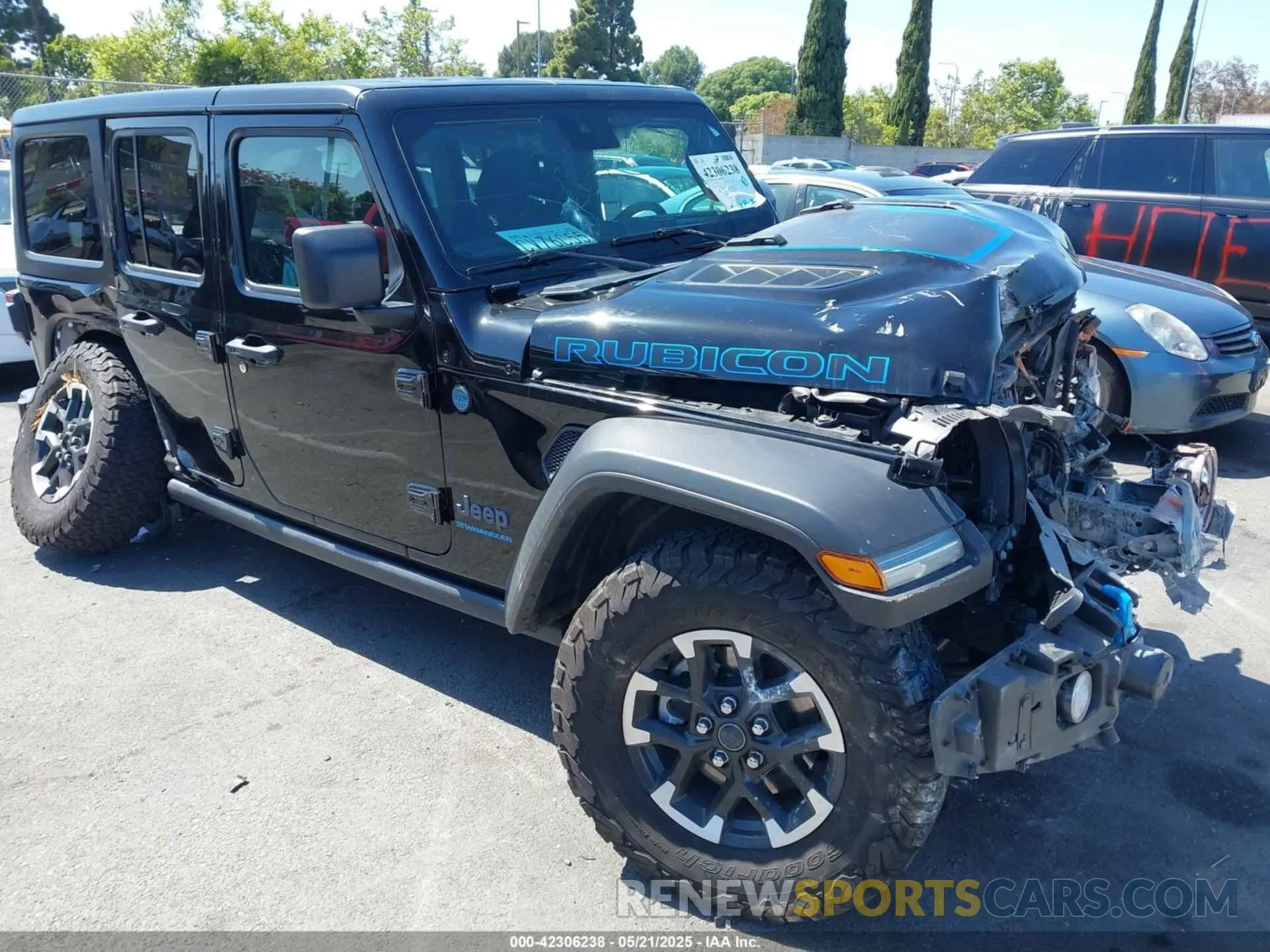 1 Photograph of a damaged car 1C4RJXR63RW167211 JEEP WRANGLER 4XE 2024