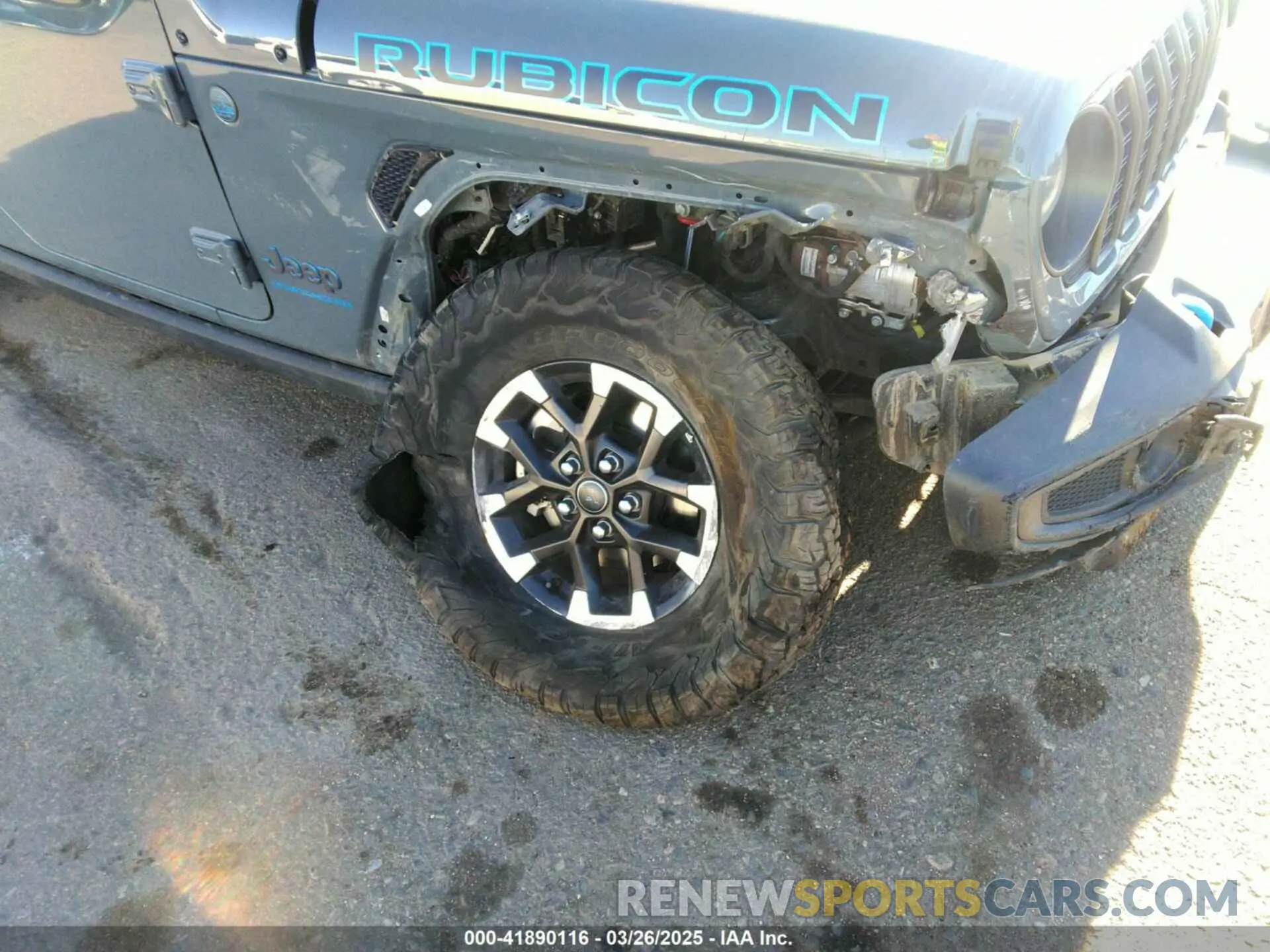 6 Photograph of a damaged car 1C4RJXR6XRW241272 JEEP WRANGLER 4XE 2024