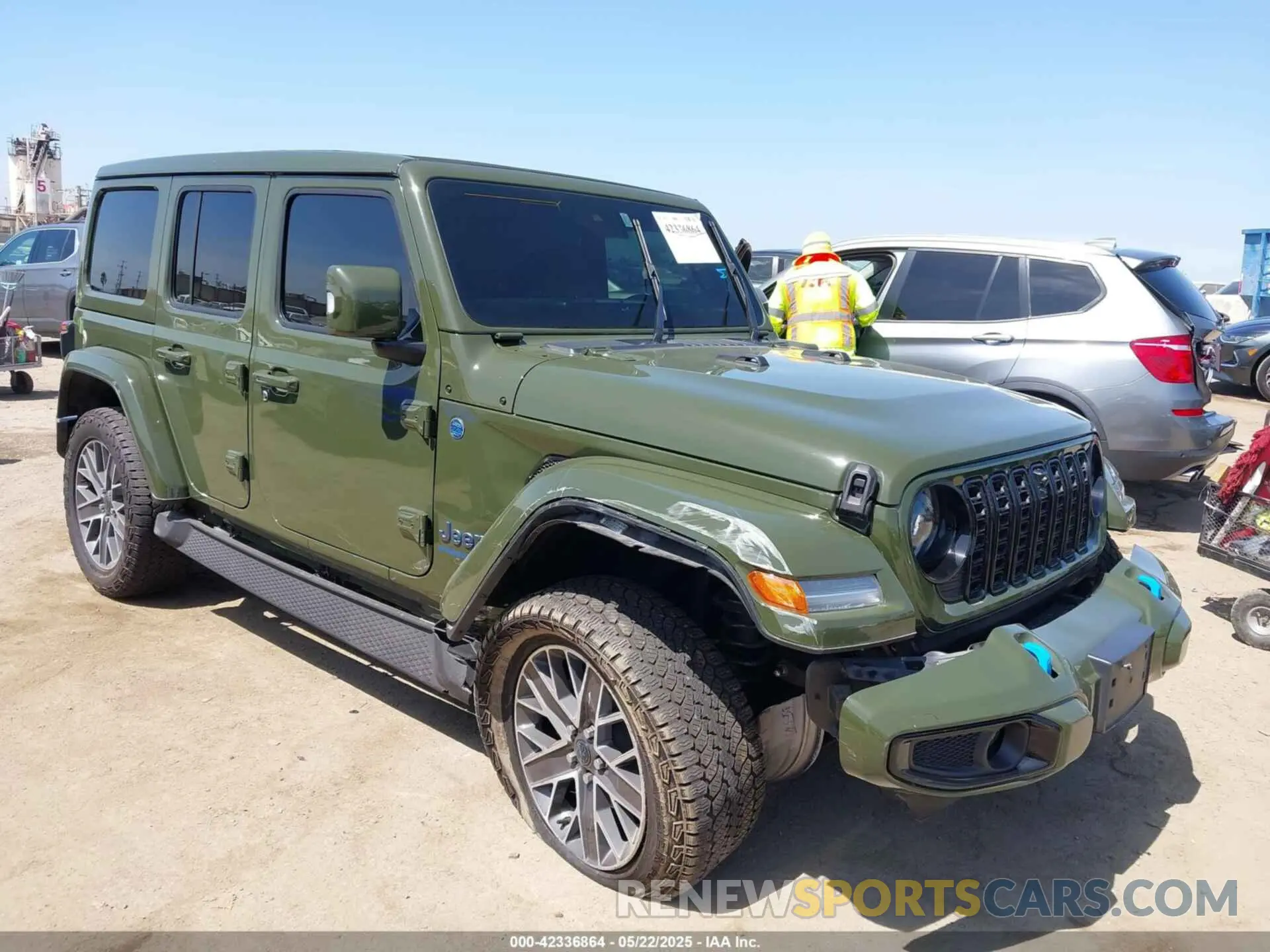 1 Photograph of a damaged car 1C4RJXU62RW145840 JEEP WRANGLER 4XE 2024