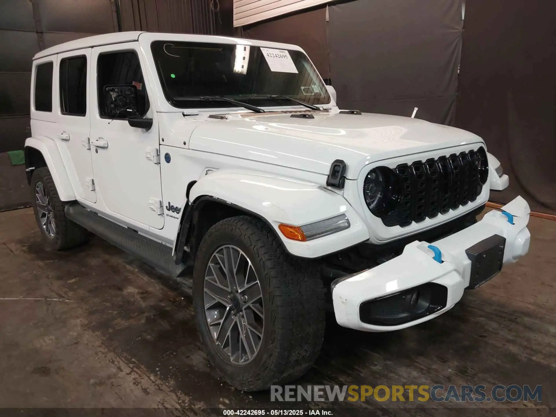 1 Photograph of a damaged car 1C4RJXU63RW147273 JEEP WRANGLER 4XE 2024