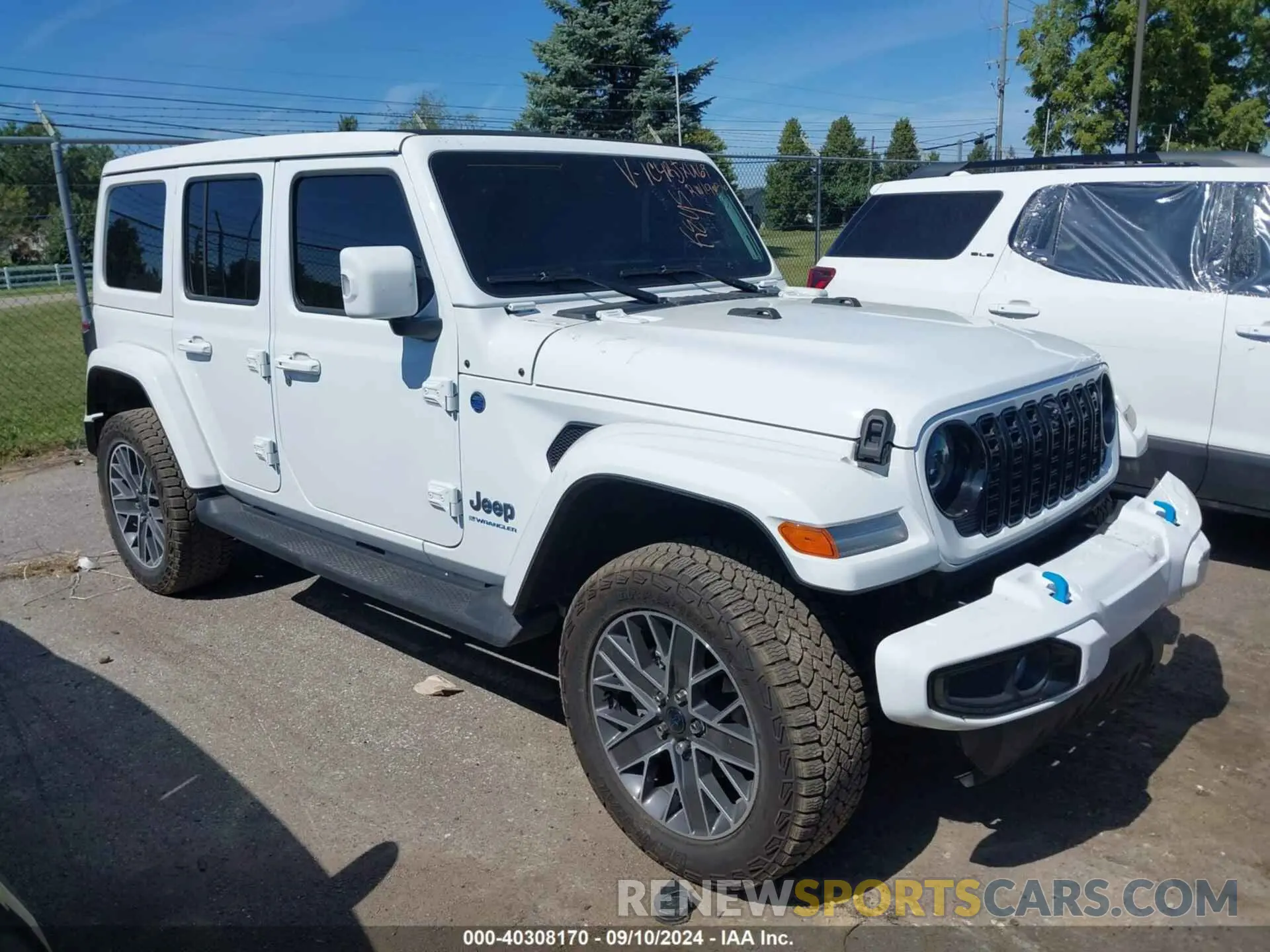 1 Photograph of a damaged car 1C4RJXU69RW190368 JEEP WRANGLER 4XE 2024