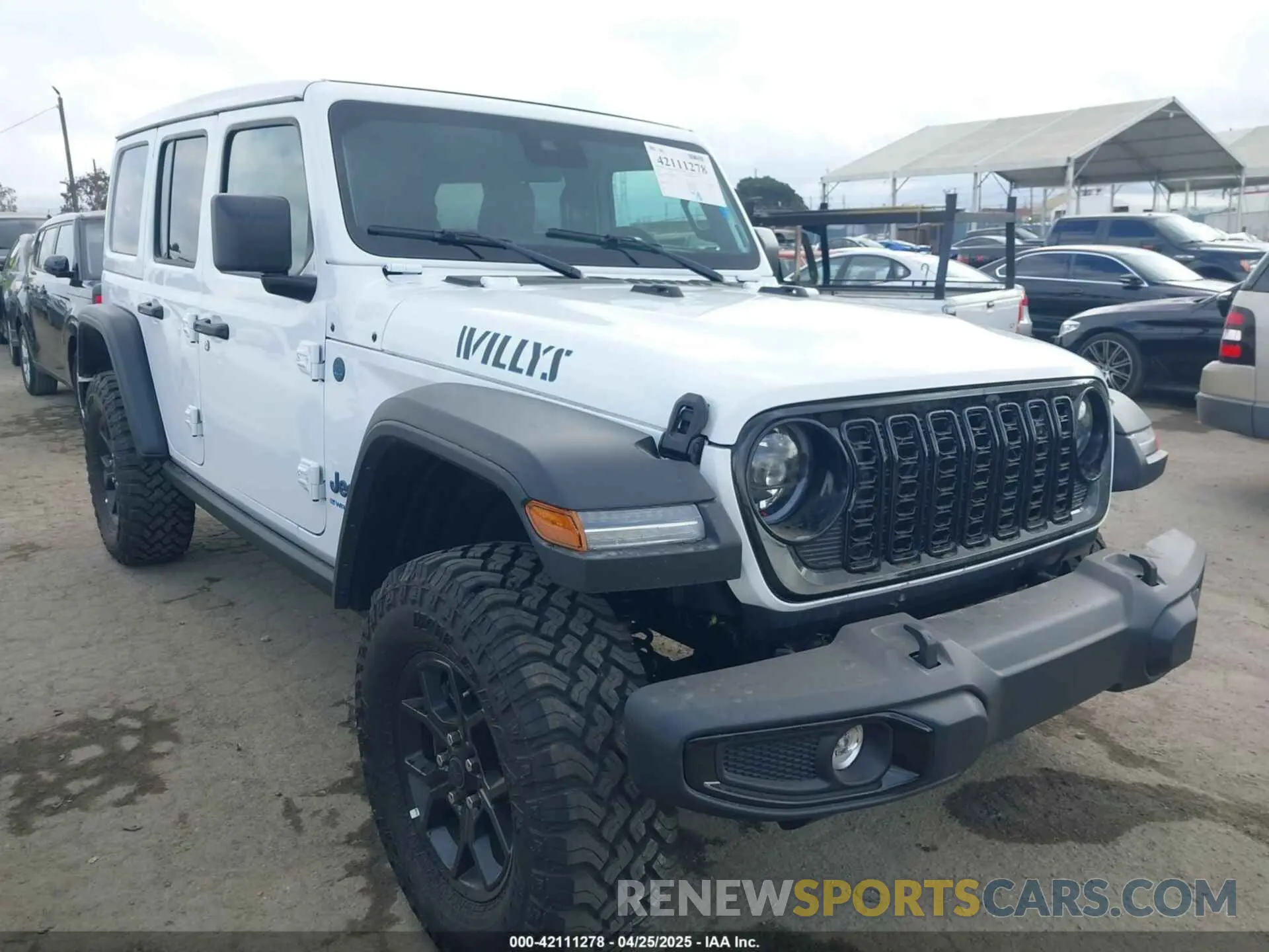 1 Photograph of a damaged car 1C4RJXN66SW519807 JEEP WRANGLER 4XE 2025