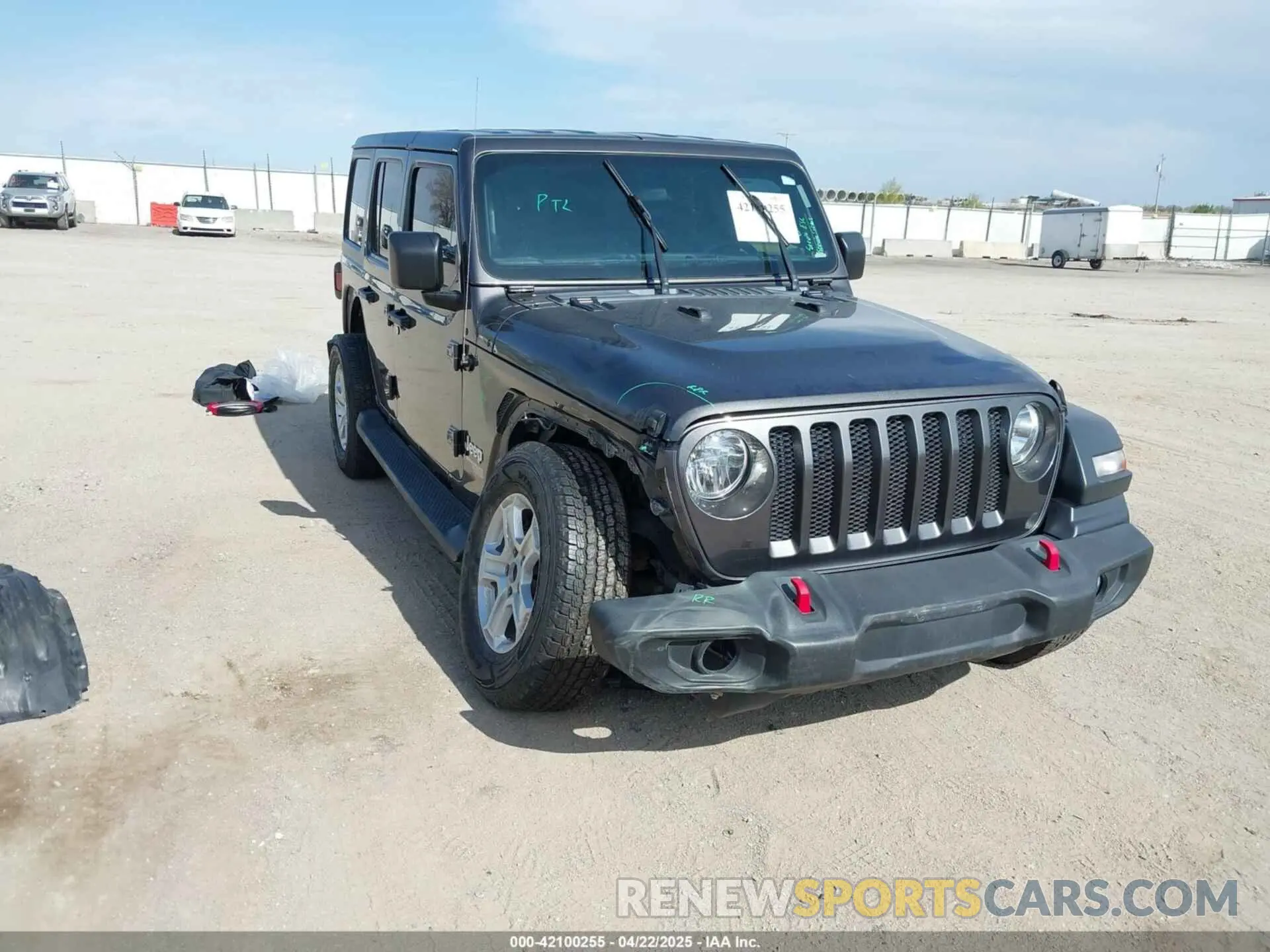 1 Photograph of a damaged car 1C4HJXDG0KW541940 JEEP WRANGLER UNLIMITED 2019