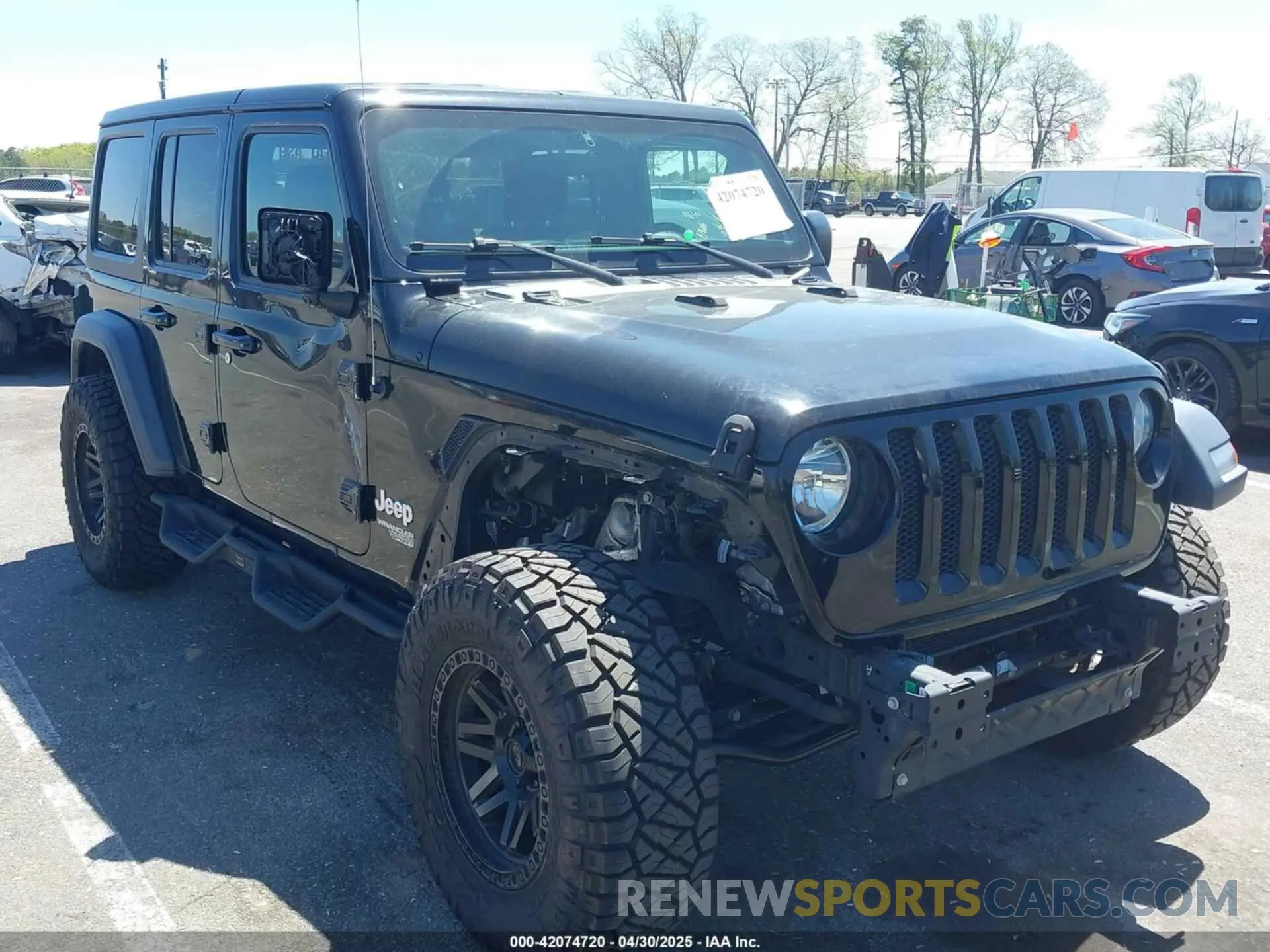 1 Photograph of a damaged car 1C4HJXDG1KW530168 JEEP WRANGLER UNLIMITED 2019