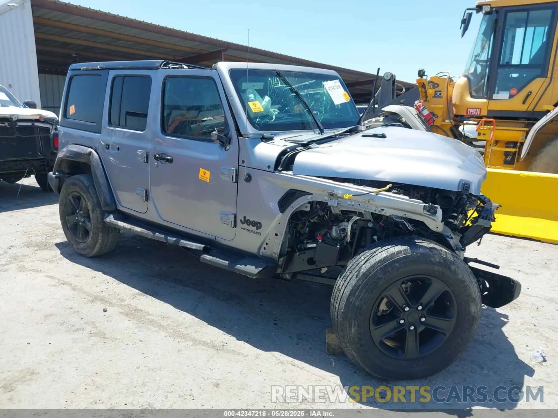 1 Photograph of a damaged car 1C4HJXDG1KW632215 JEEP WRANGLER UNLIMITED 2019