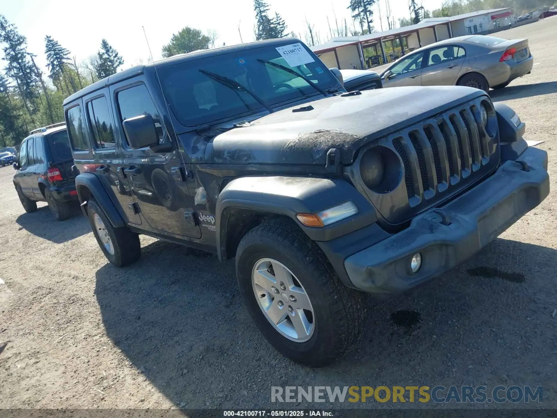 1 Photograph of a damaged car 1C4HJXDG2KW558562 JEEP WRANGLER UNLIMITED 2019