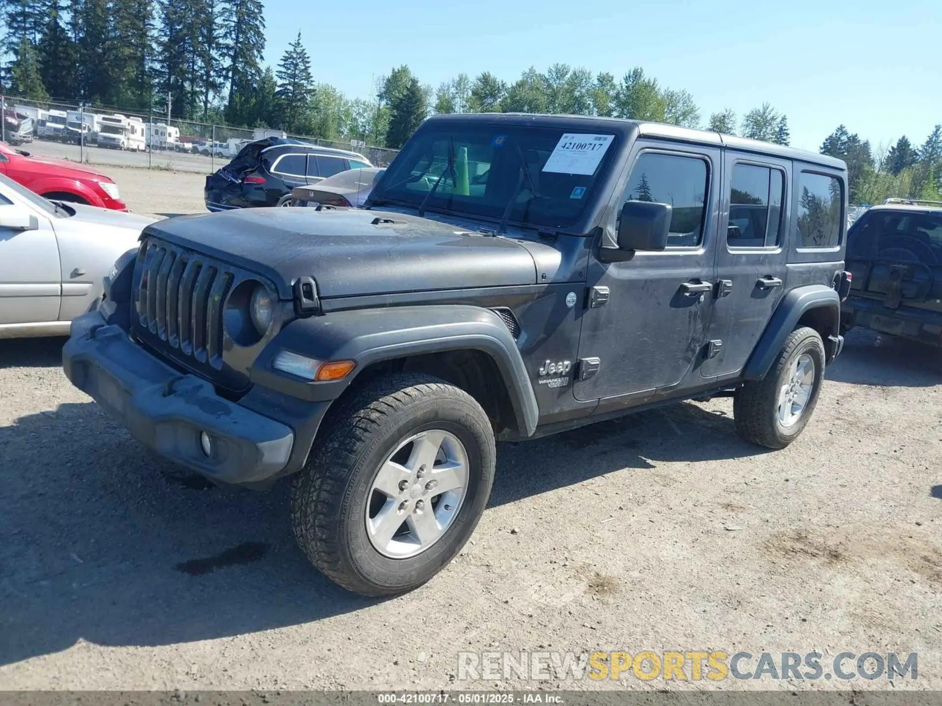 2 Photograph of a damaged car 1C4HJXDG2KW558562 JEEP WRANGLER UNLIMITED 2019