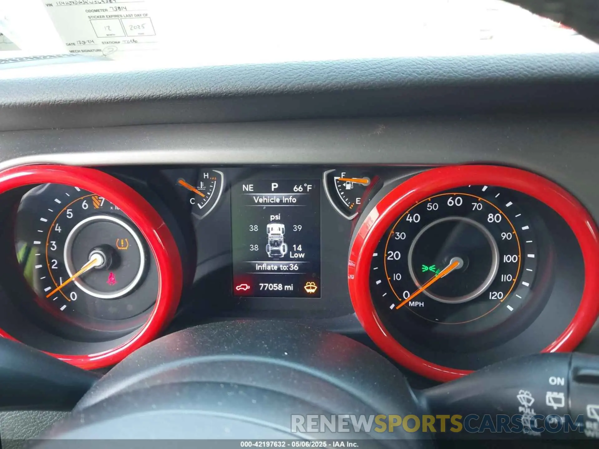 7 Photograph of a damaged car 1C4HJXDG3KW569389 JEEP WRANGLER UNLIMITED 2019