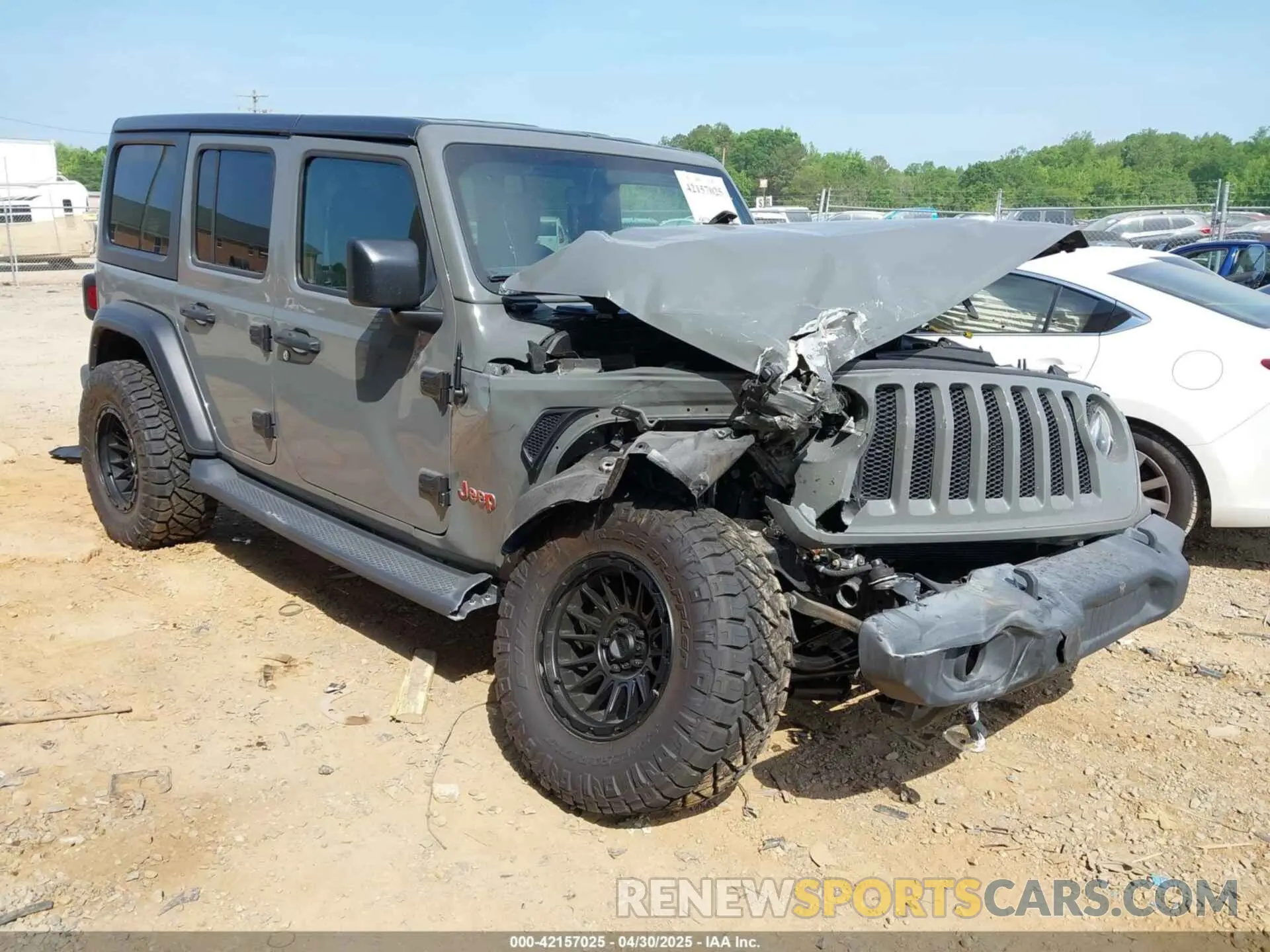 1 Photograph of a damaged car 1C4HJXDG3KW662946 JEEP WRANGLER UNLIMITED 2019