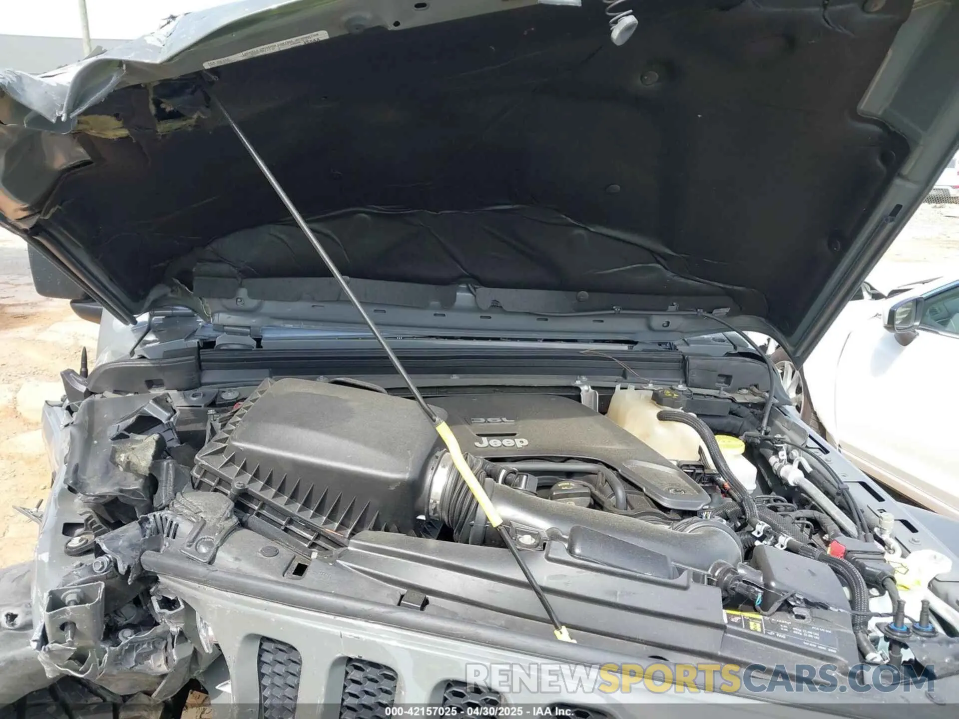 10 Photograph of a damaged car 1C4HJXDG3KW662946 JEEP WRANGLER UNLIMITED 2019