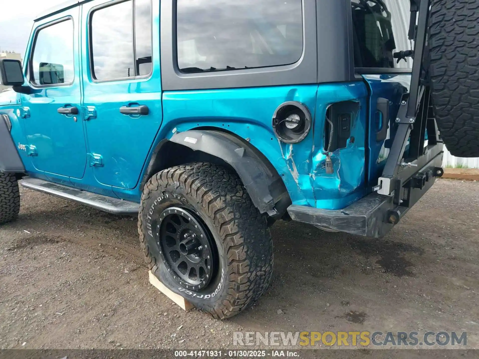 6 Photograph of a damaged car 1C4HJXDG3KW669444 JEEP WRANGLER UNLIMITED 2019