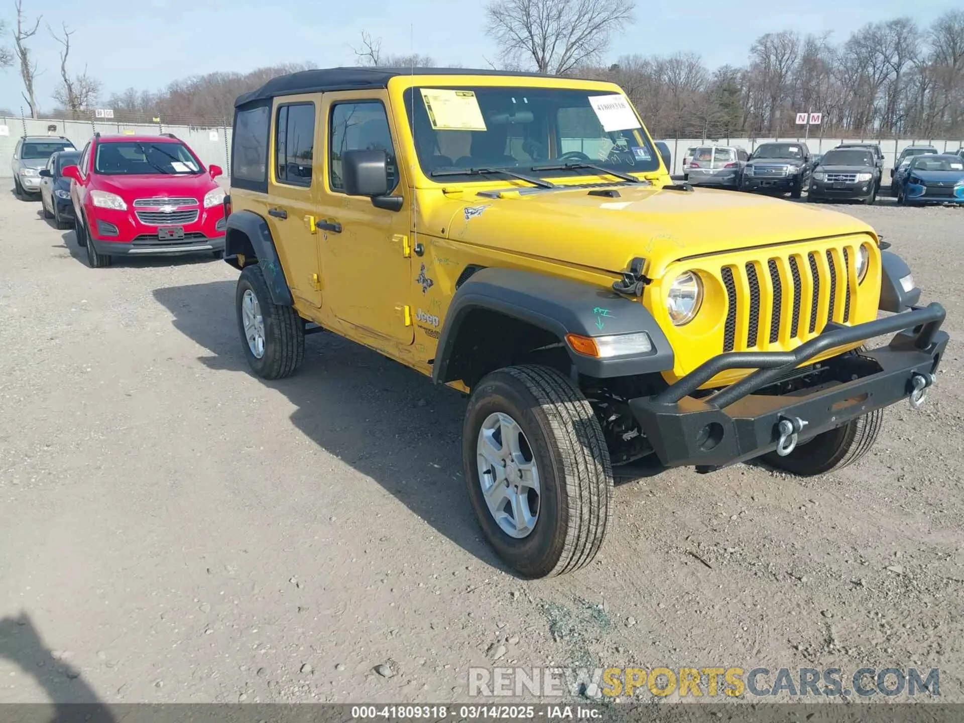 1 Photograph of a damaged car 1C4HJXDG4KW579364 JEEP WRANGLER UNLIMITED 2019