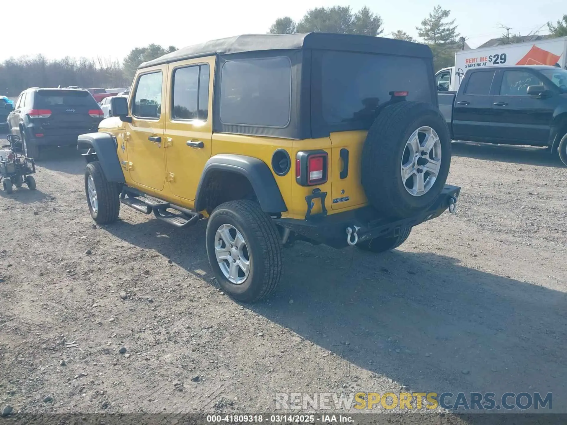 3 Photograph of a damaged car 1C4HJXDG4KW579364 JEEP WRANGLER UNLIMITED 2019