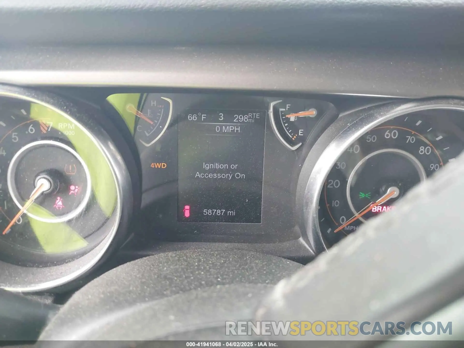 7 Photograph of a damaged car 1C4HJXDG4KW627445 JEEP WRANGLER UNLIMITED 2019