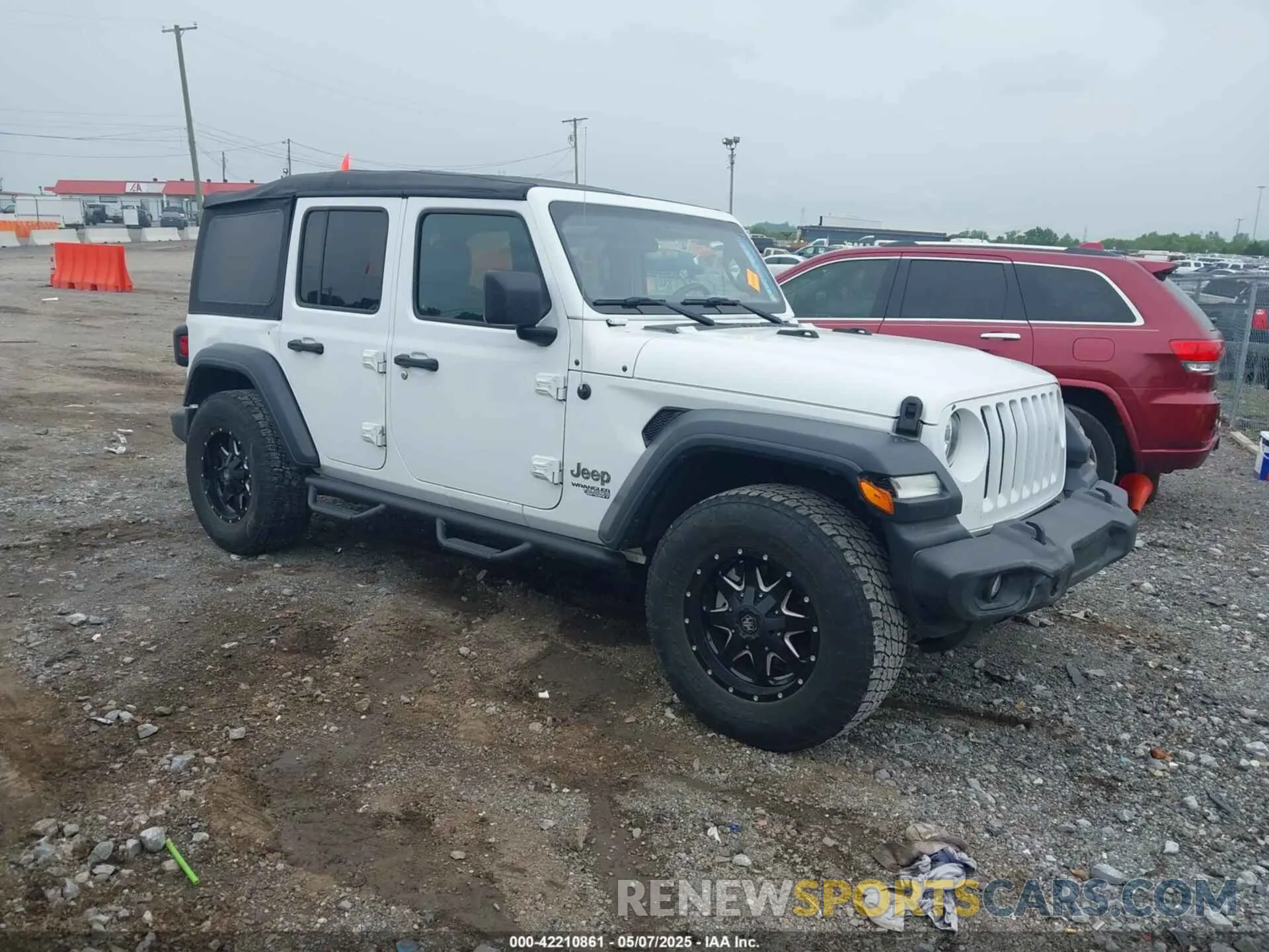 1 Photograph of a damaged car 1C4HJXDG7KW553468 JEEP WRANGLER UNLIMITED 2019