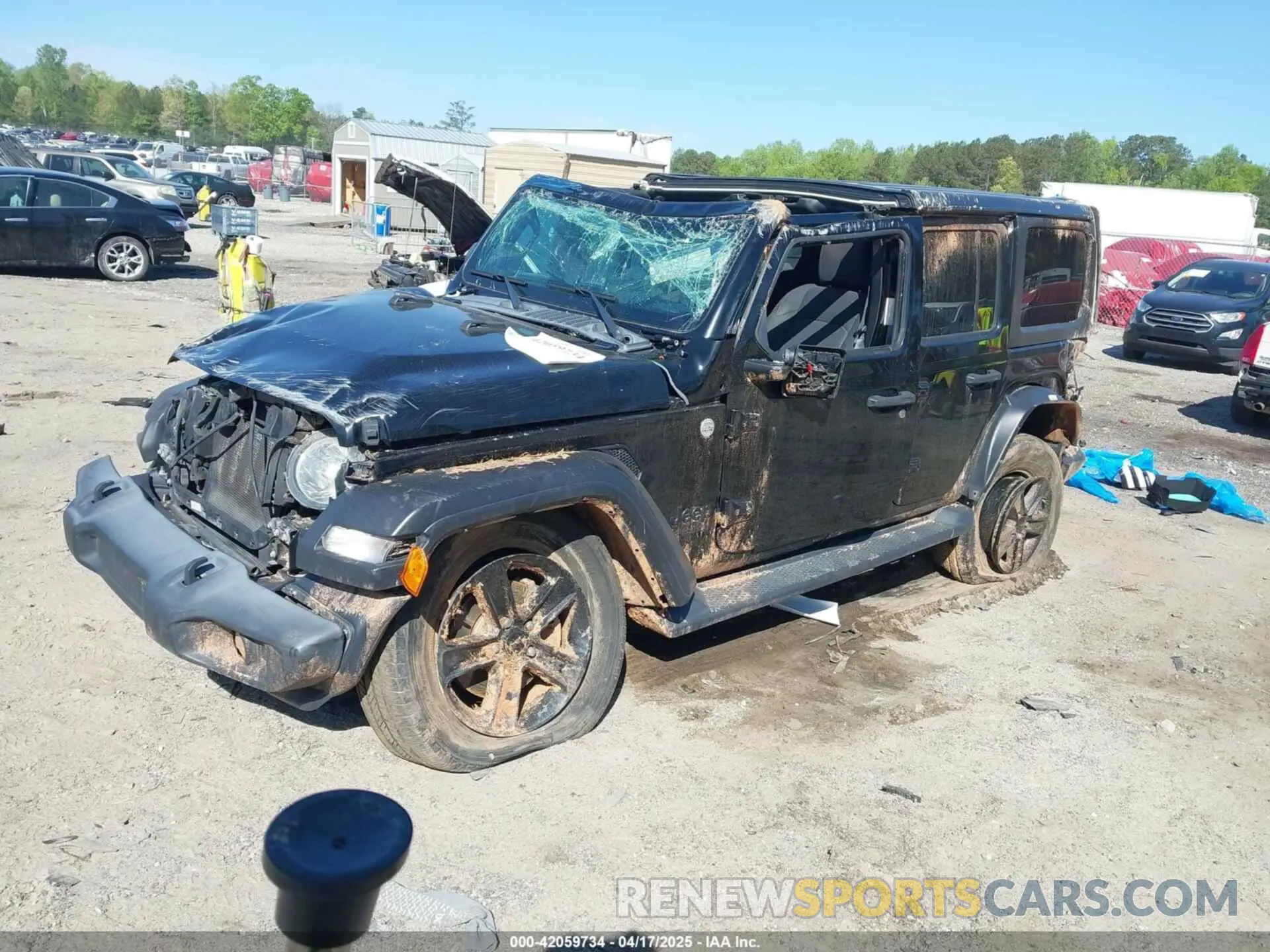 2 Photograph of a damaged car 1C4HJXDG7KW671598 JEEP WRANGLER UNLIMITED 2019