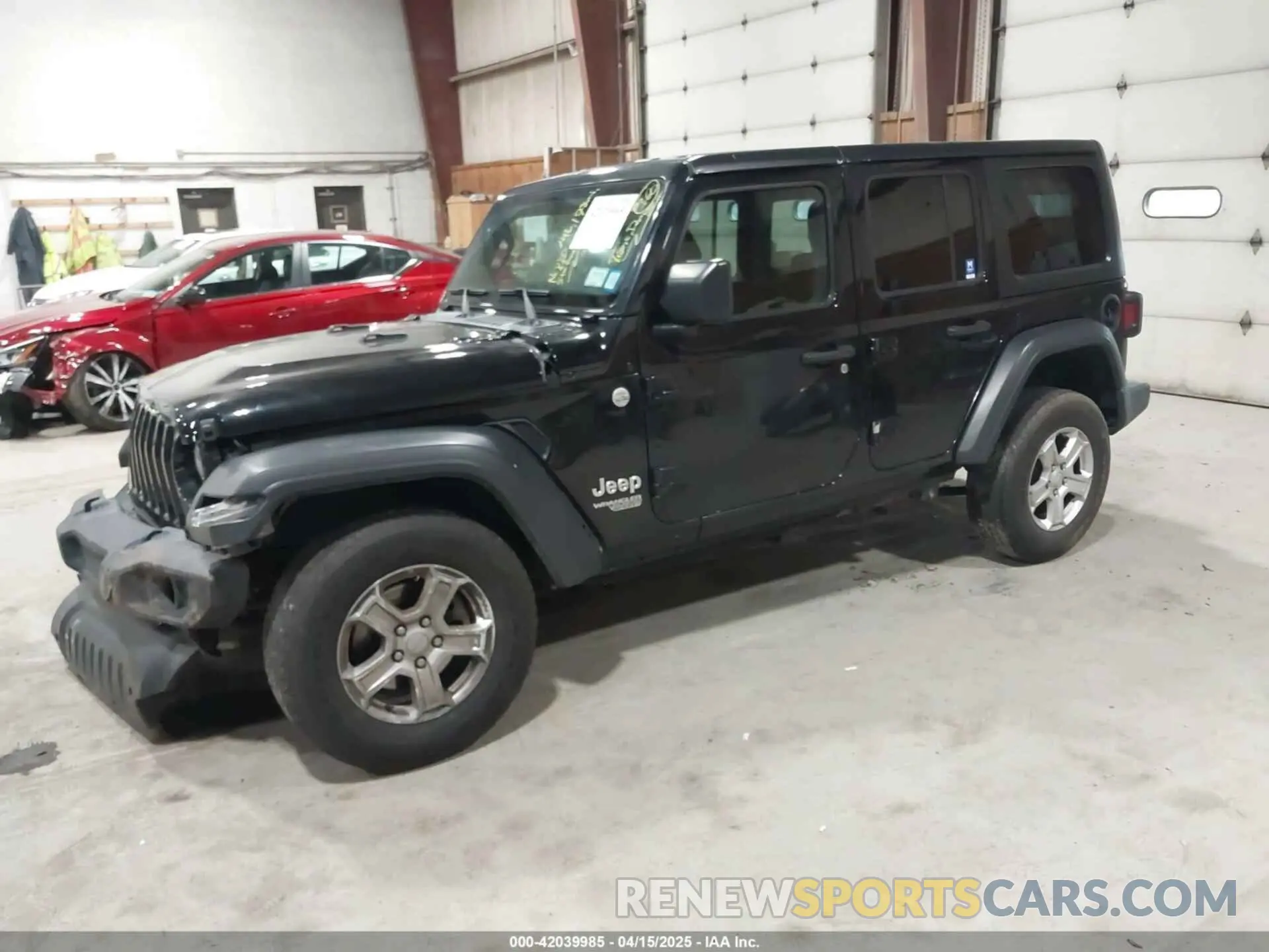 2 Photograph of a damaged car 1C4HJXDGXKW505396 JEEP WRANGLER UNLIMITED 2019