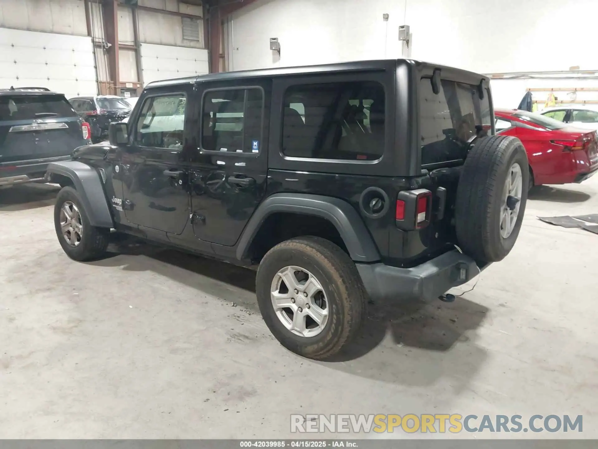 3 Photograph of a damaged car 1C4HJXDGXKW505396 JEEP WRANGLER UNLIMITED 2019