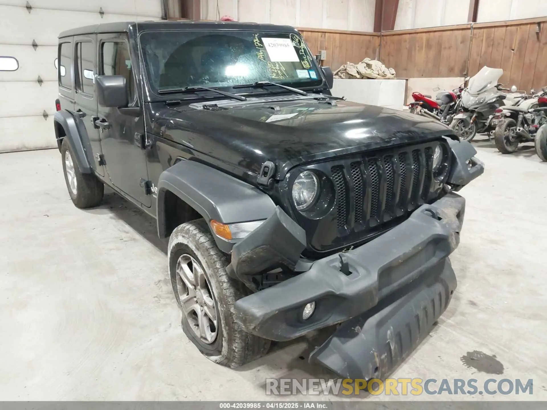 6 Photograph of a damaged car 1C4HJXDGXKW505396 JEEP WRANGLER UNLIMITED 2019
