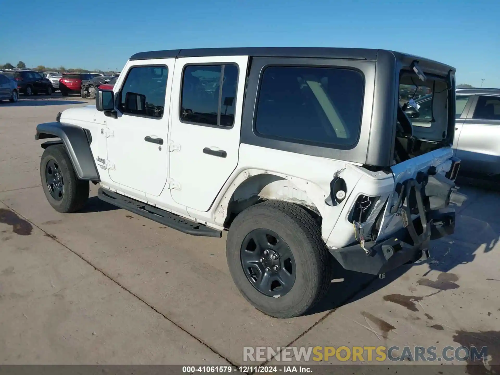 3 Photograph of a damaged car 1C4HJXDGXKW663785 JEEP WRANGLER UNLIMITED 2019